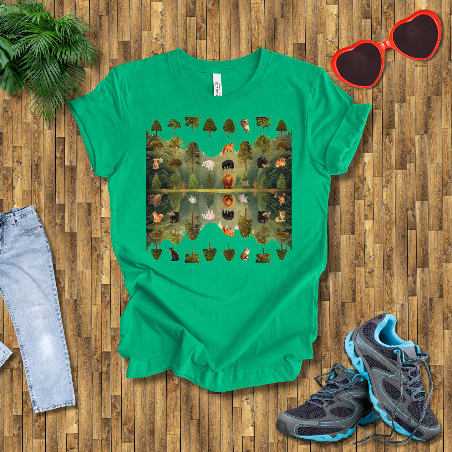Reflected flora and fauna T-Shirt
