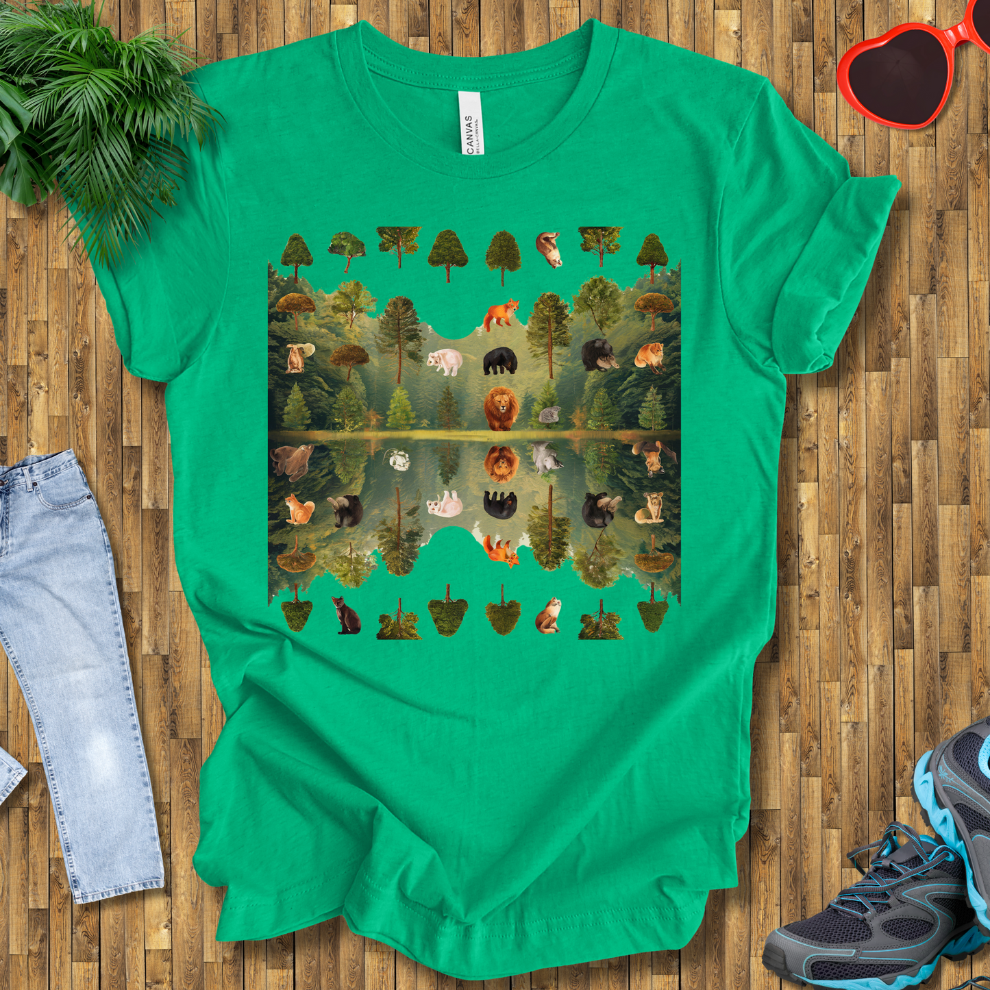 Reflected flora and fauna T-Shirt