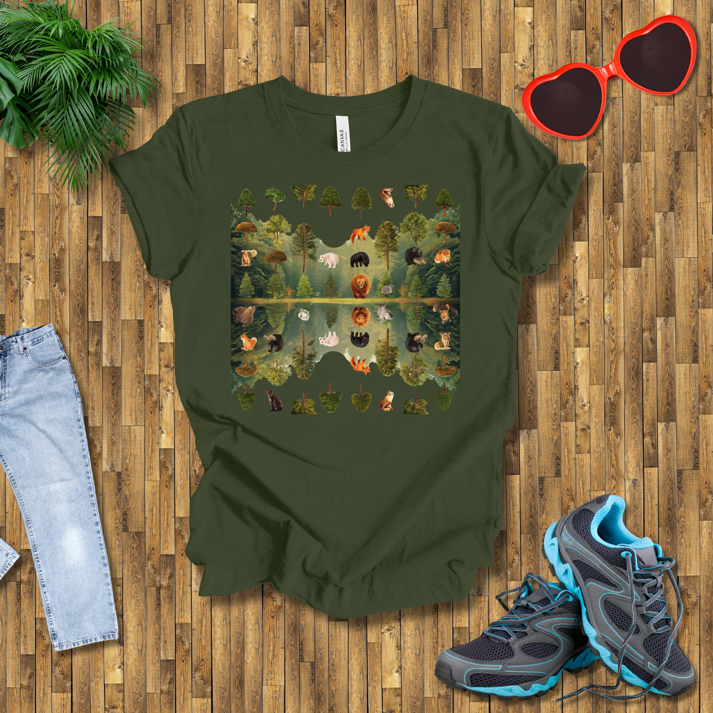 Reflected flora and fauna T-Shirt