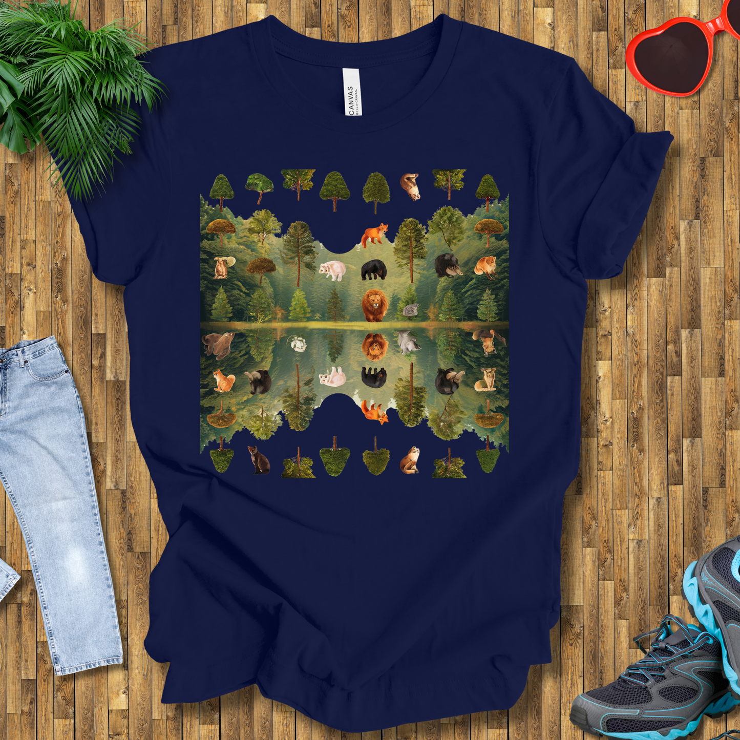 Reflected flora and fauna T-Shirt