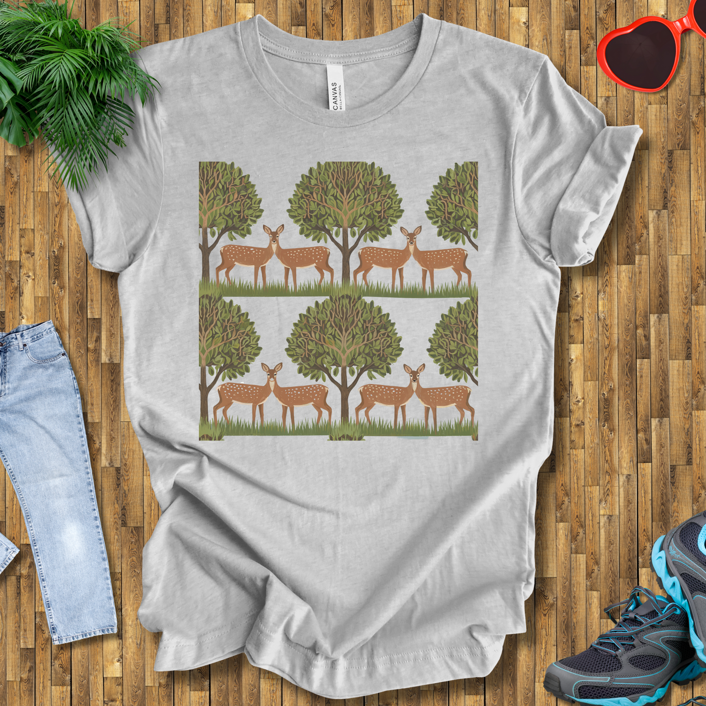 Trees and deers T-Shirt