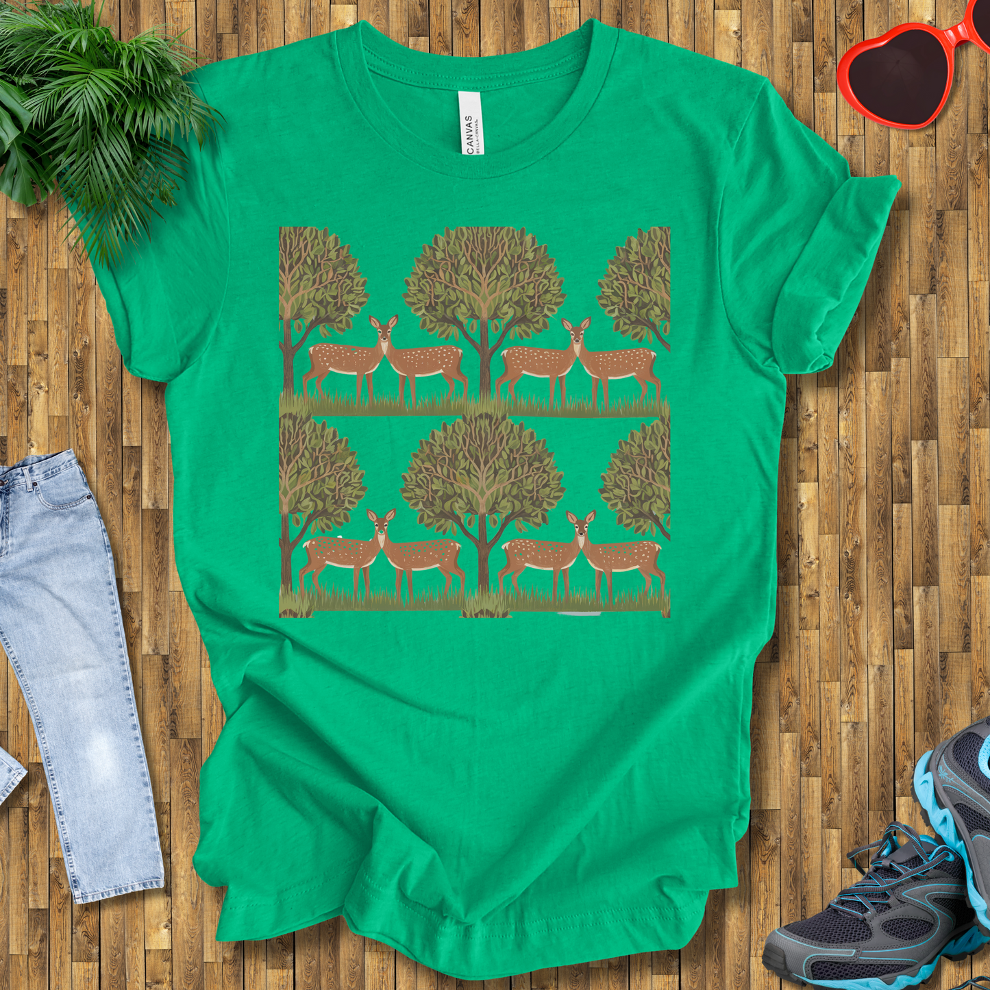 Trees and deers T-Shirt