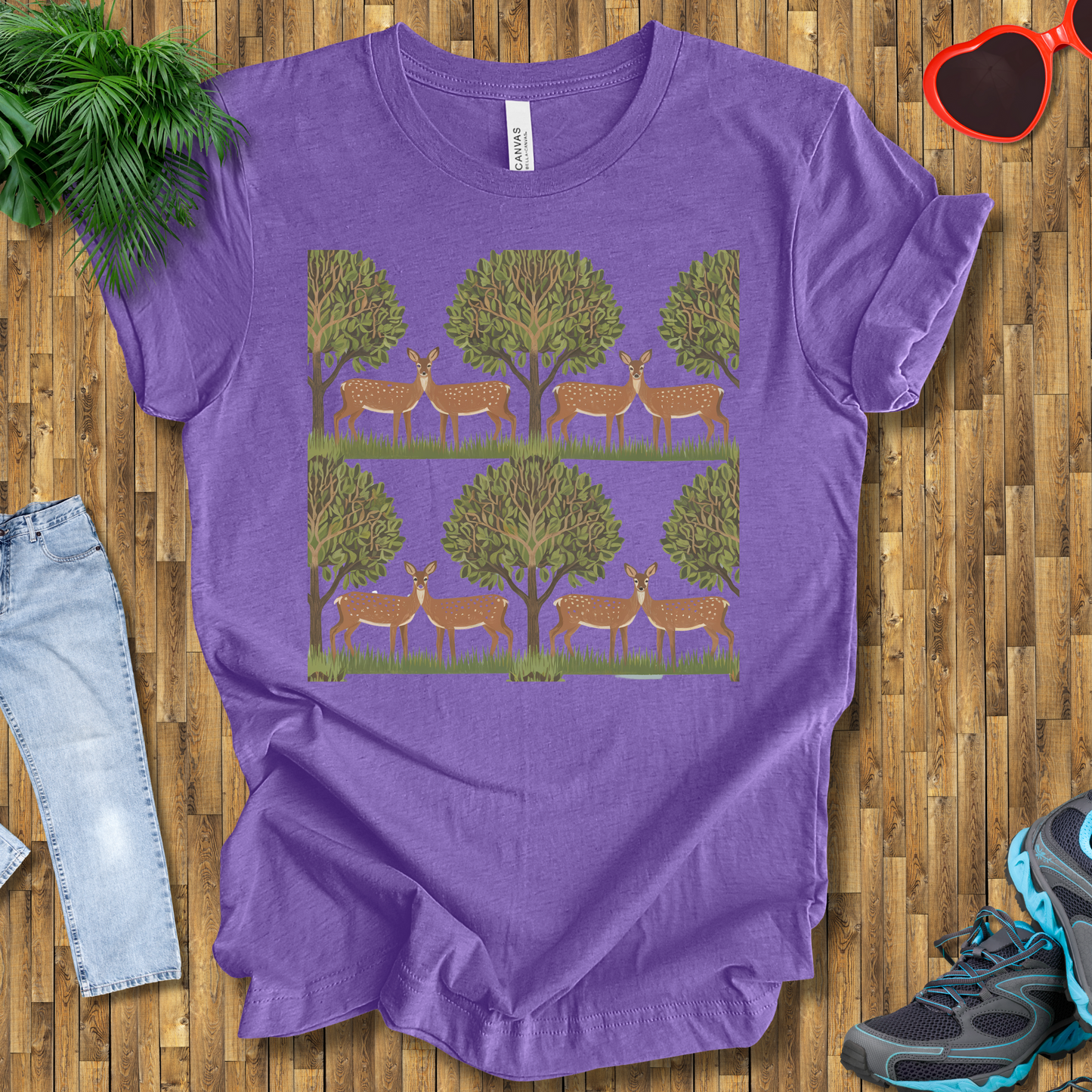 Trees and deers T-Shirt