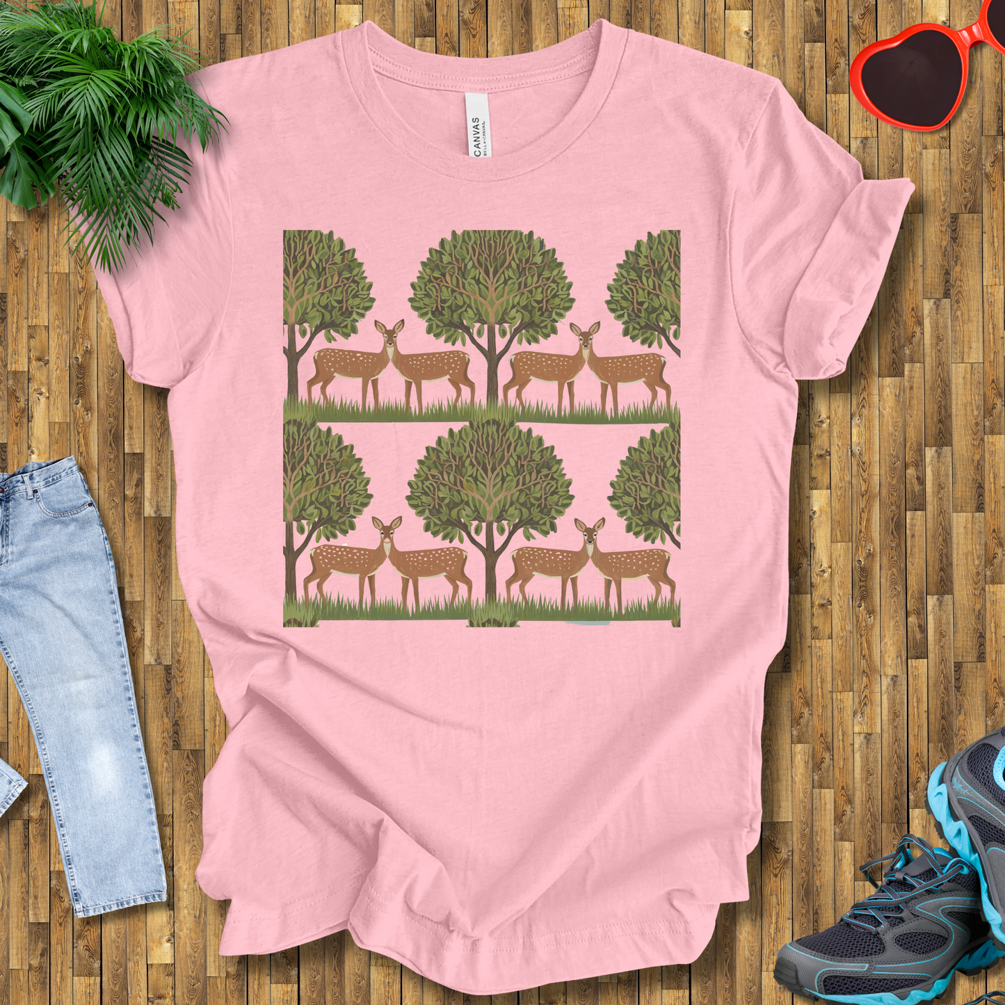 Trees and deers T-Shirt