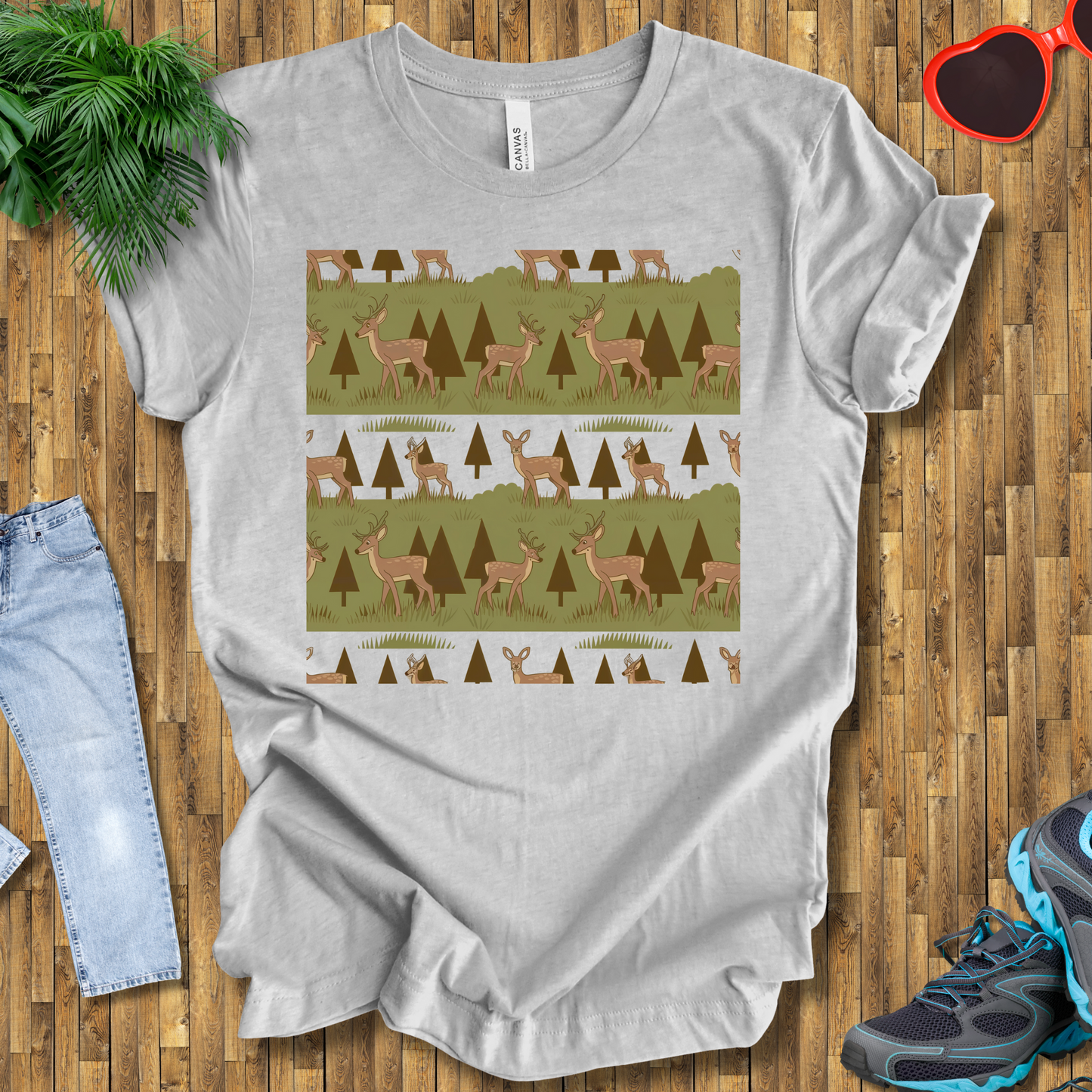 Trees and deers T-Shirt