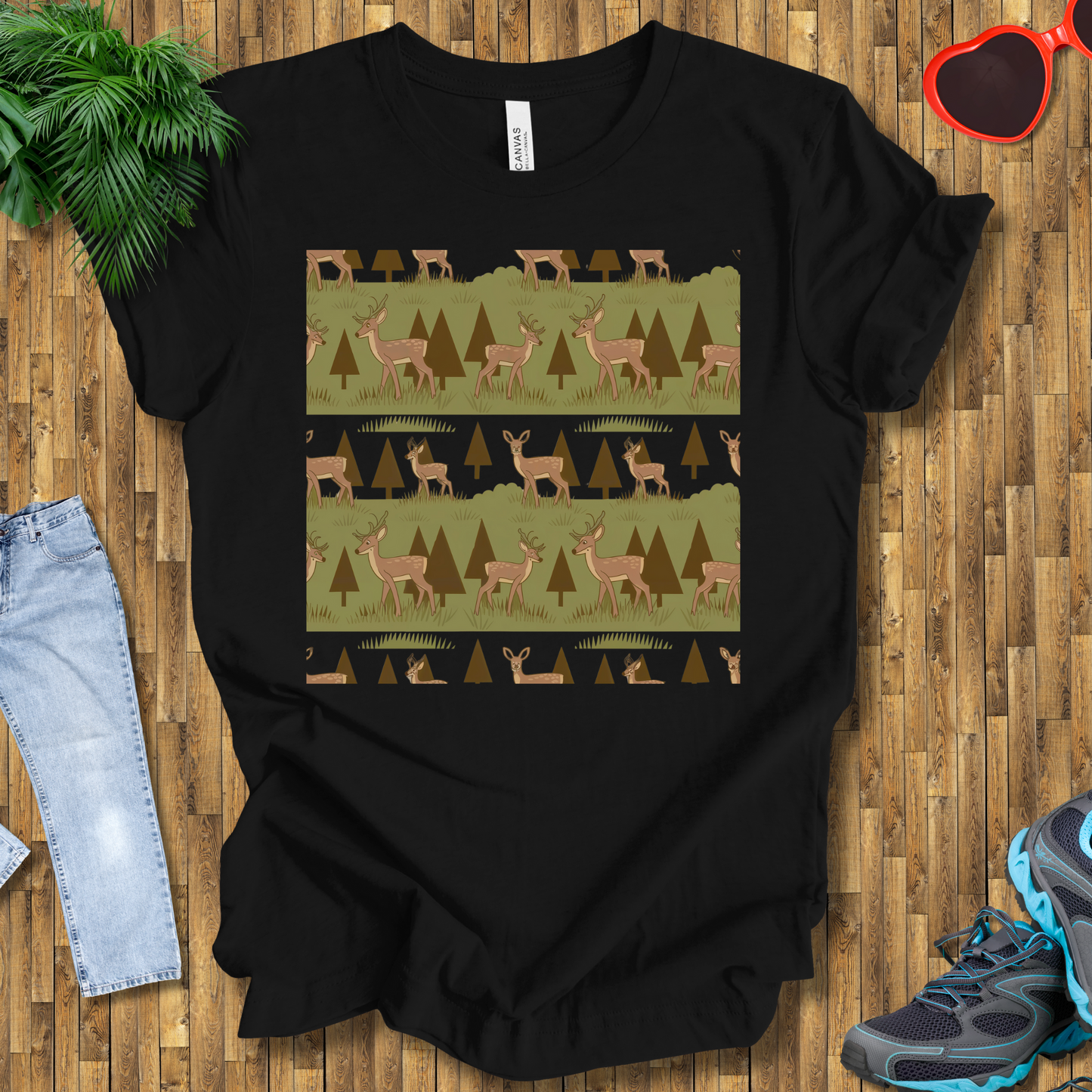 Trees and deers T-Shirt