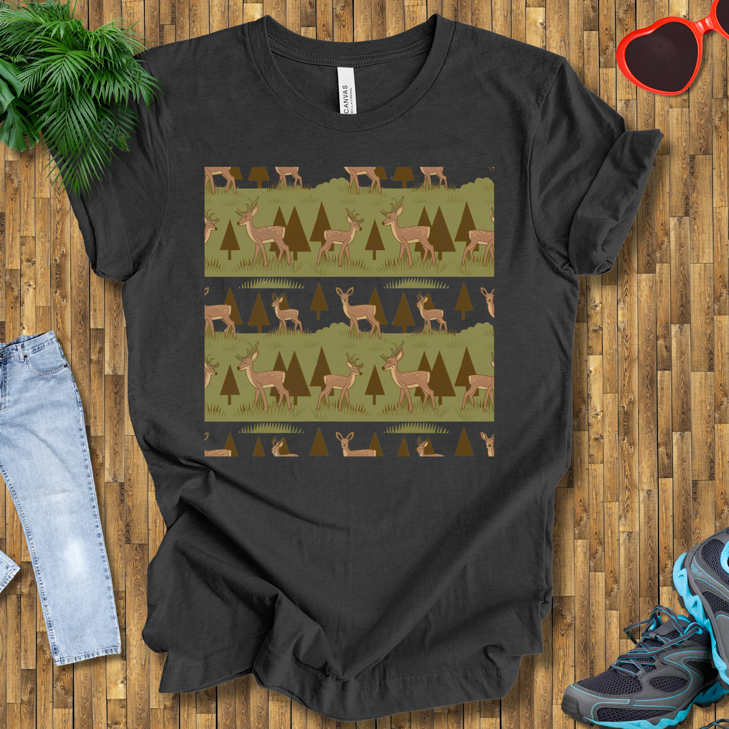 Trees and deers T-Shirt