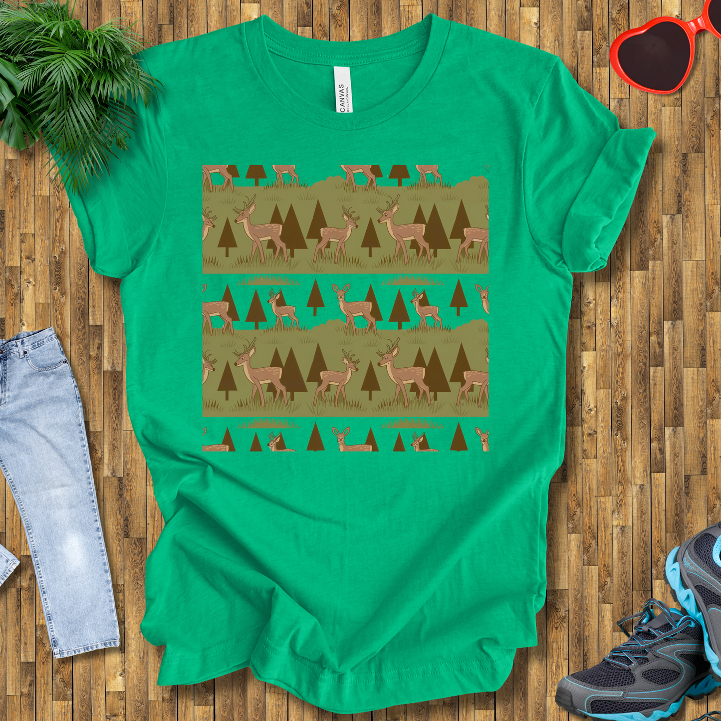 Trees and deers T-Shirt