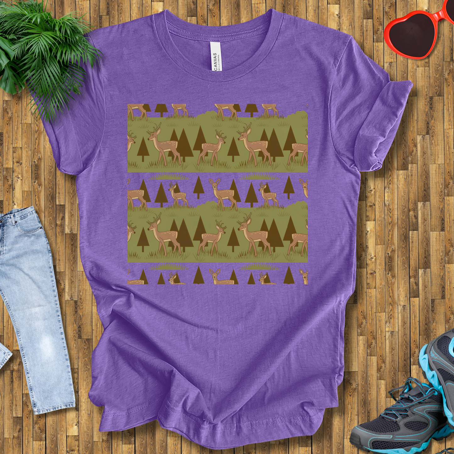 Trees and deers T-Shirt