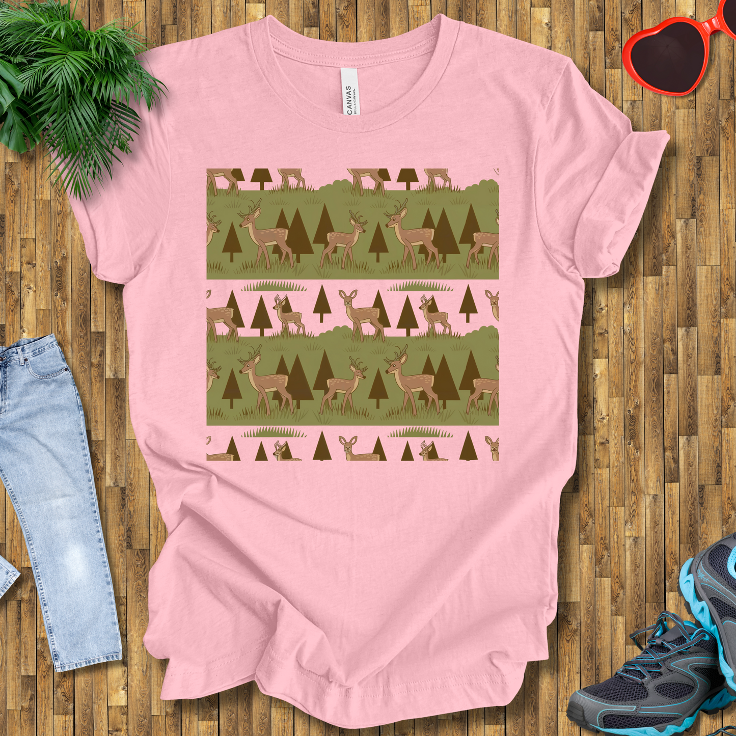 Trees and deers T-Shirt