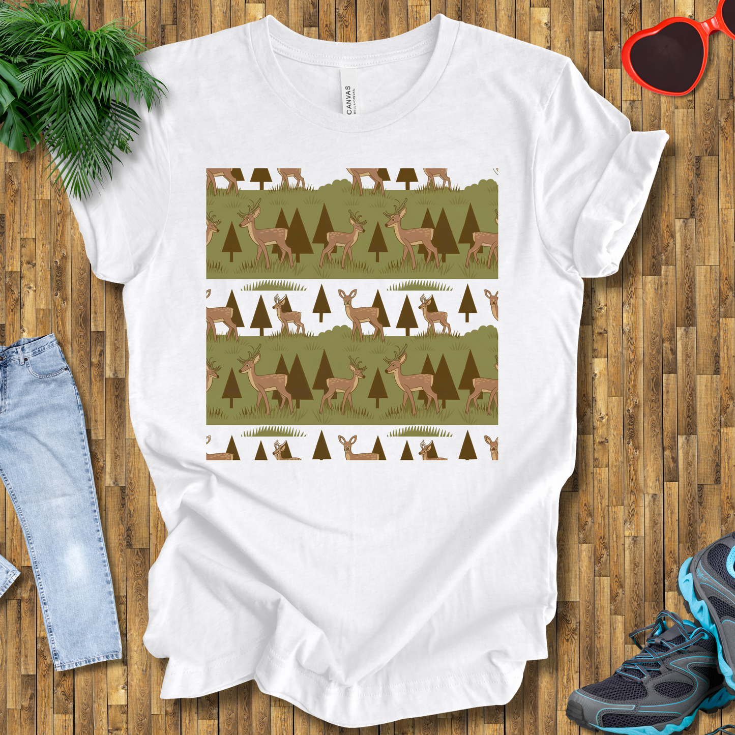 Trees and deers T-Shirt