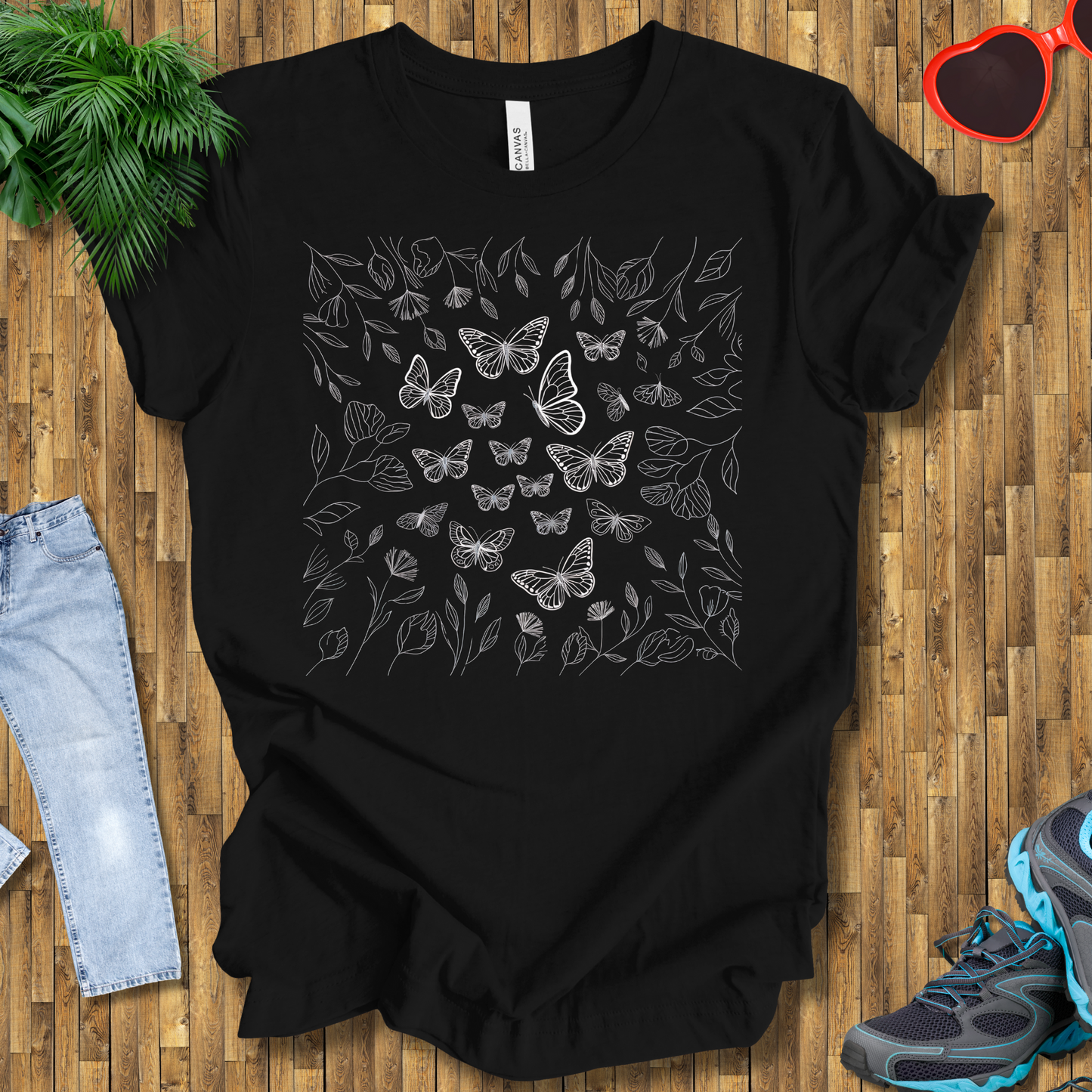 Butterflies and flowers T-Shirt