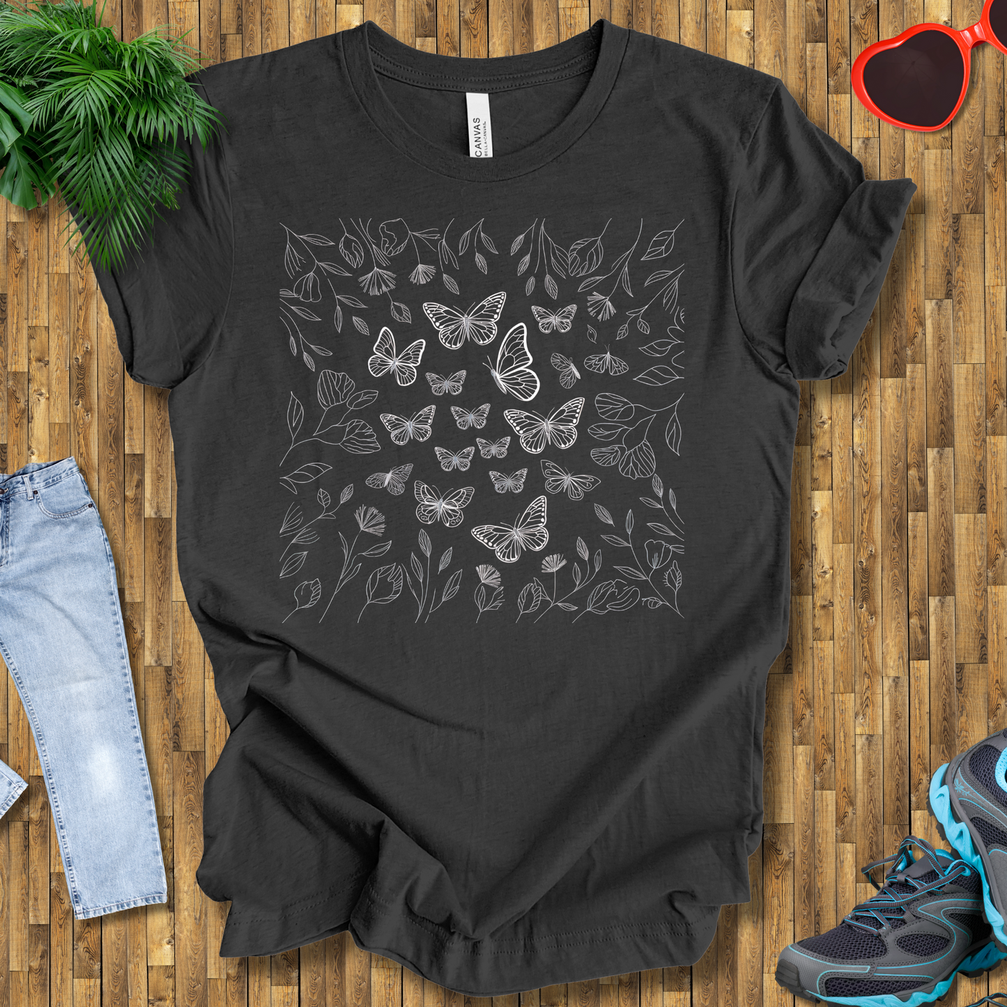 Butterflies and flowers T-Shirt