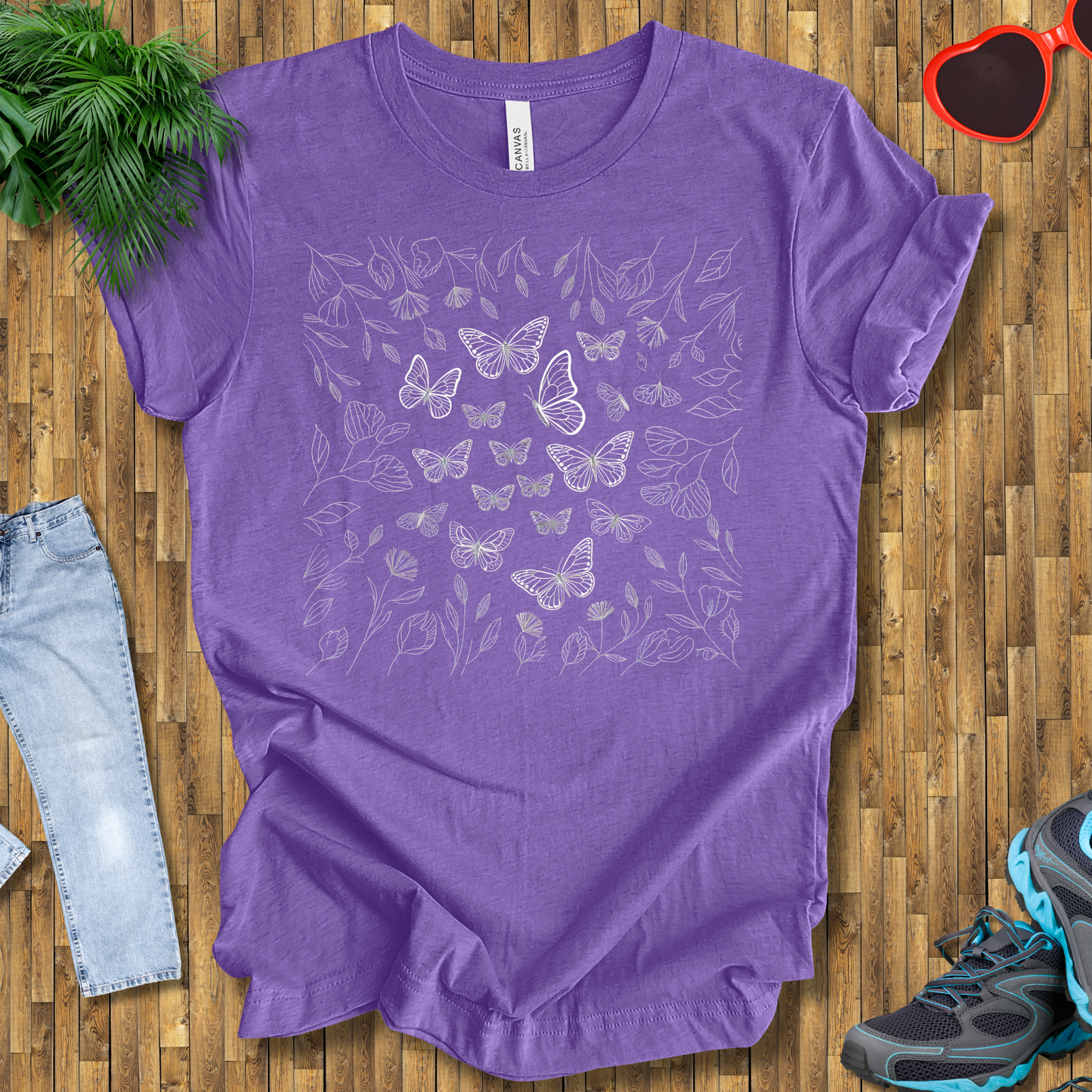 Butterflies and flowers T-Shirt
