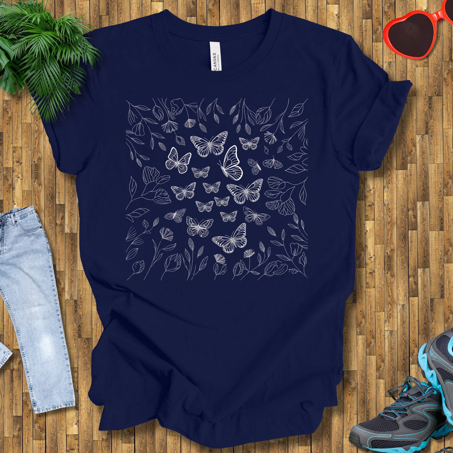 Butterflies and flowers T-Shirt