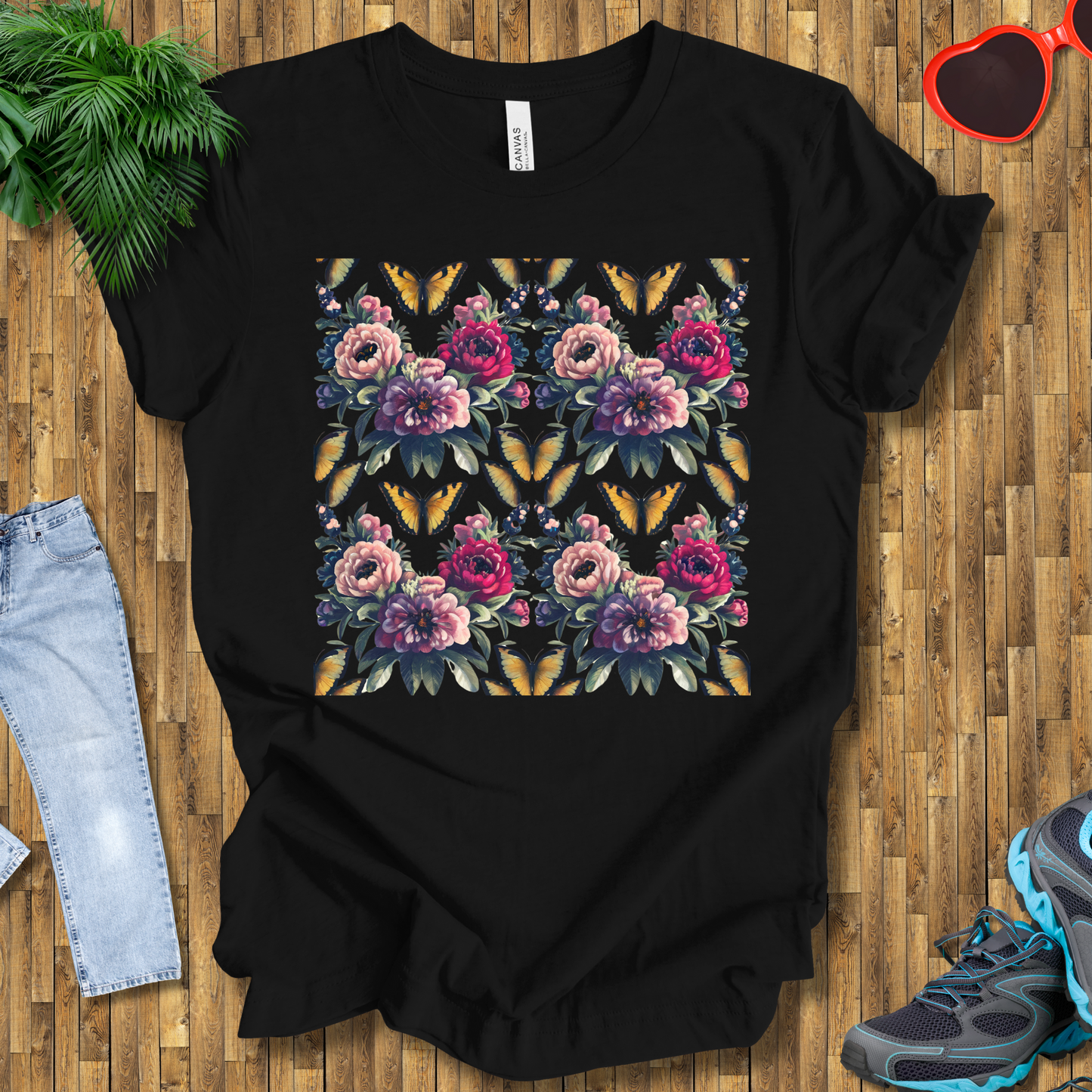 Butterflies and flowers T-Shirt