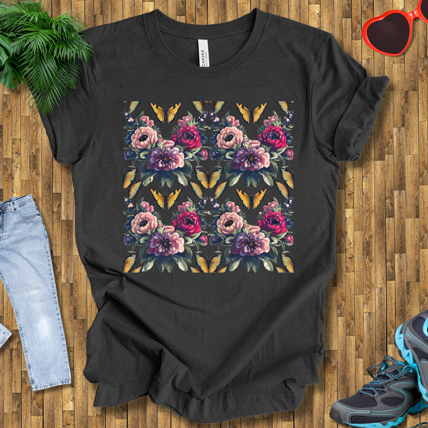 Butterflies and flowers T-Shirt