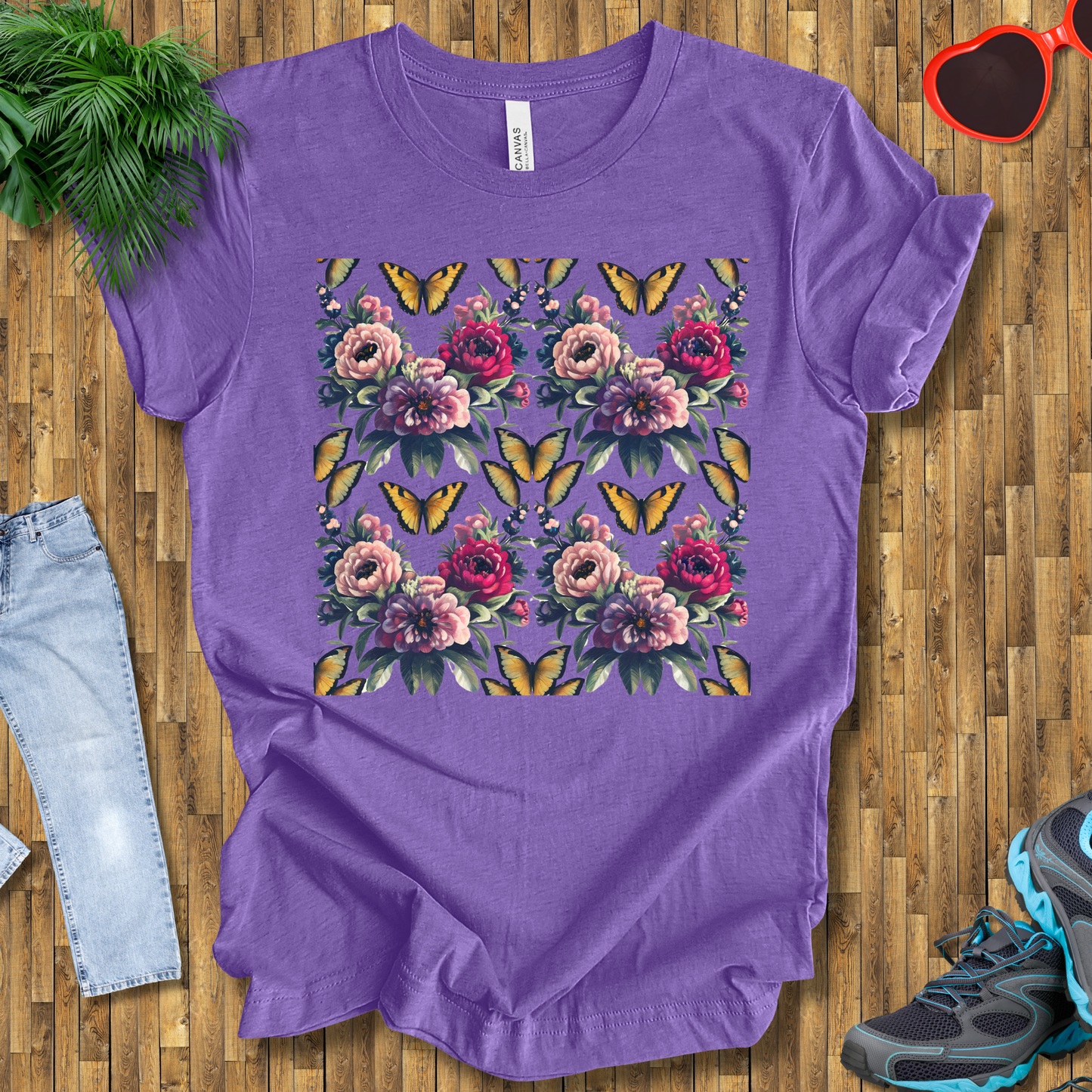 Butterflies and flowers T-Shirt