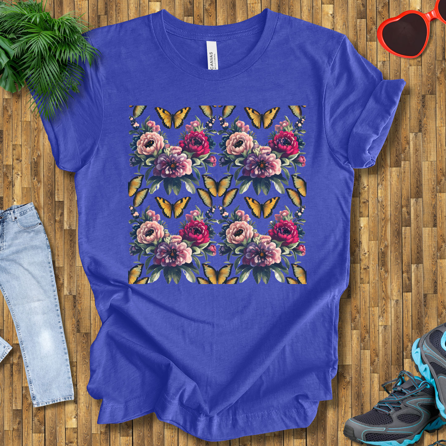 Butterflies and flowers T-Shirt