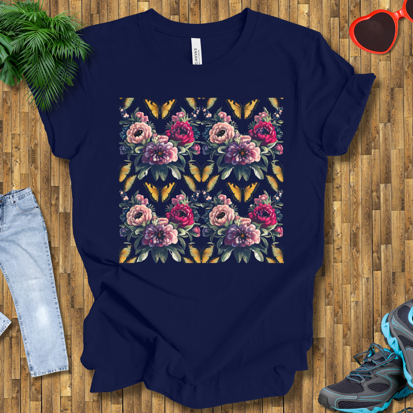 Butterflies and flowers T-Shirt
