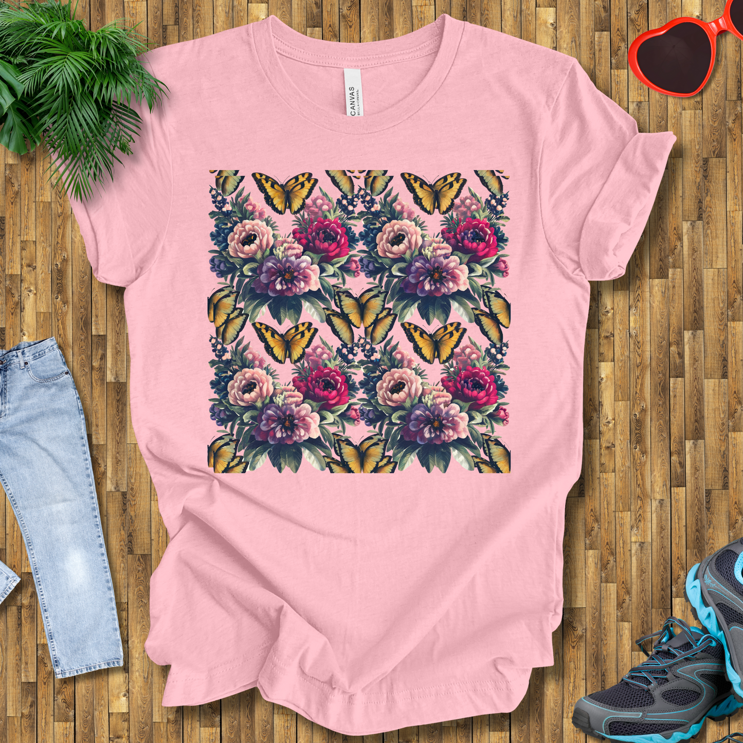 Butterflies and flowers T-Shirt