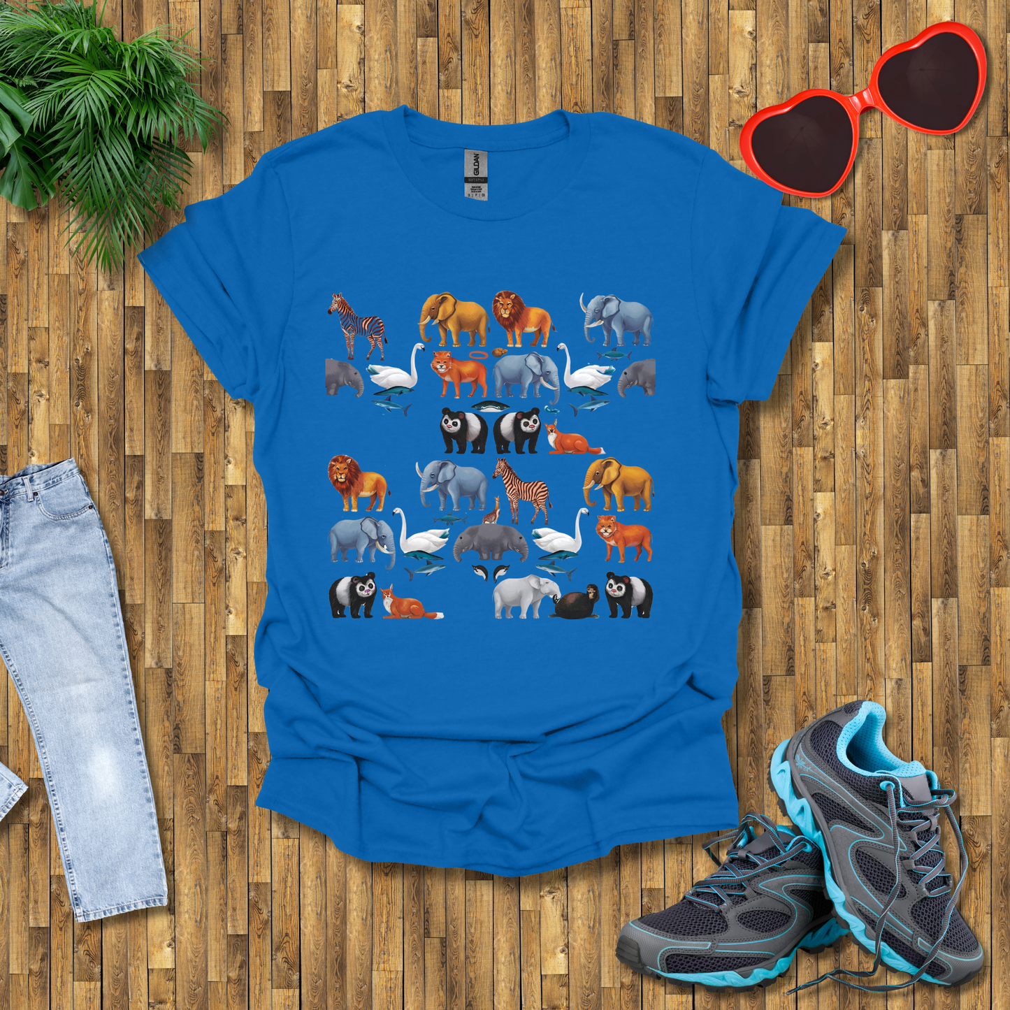 Pattern of animals T-Shirt