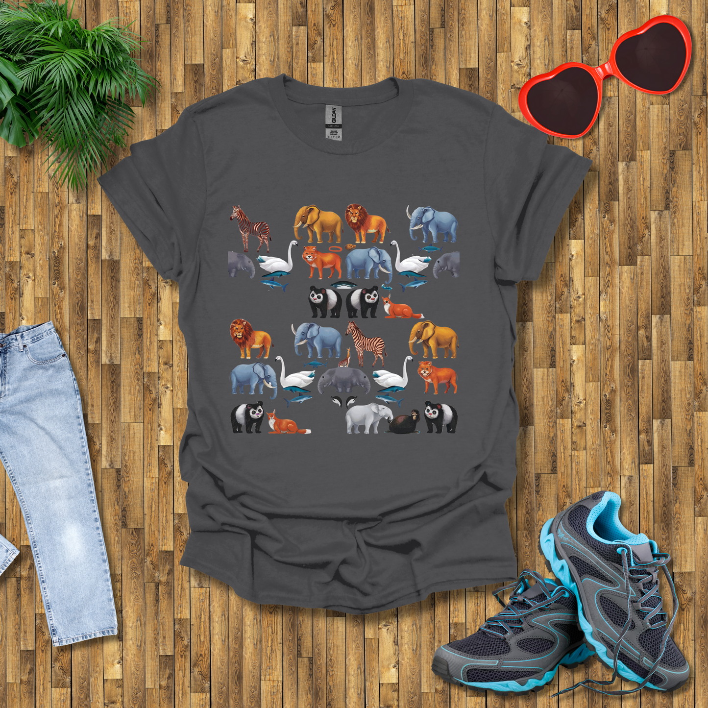Pattern of animals T-Shirt