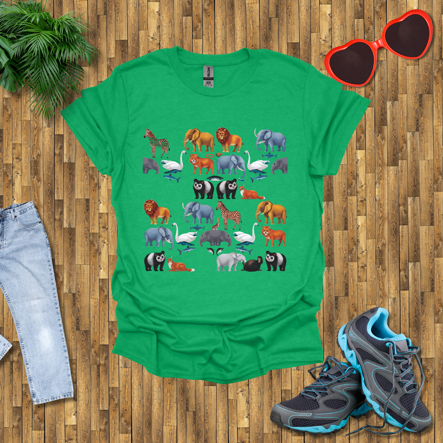 Pattern of animals T-Shirt