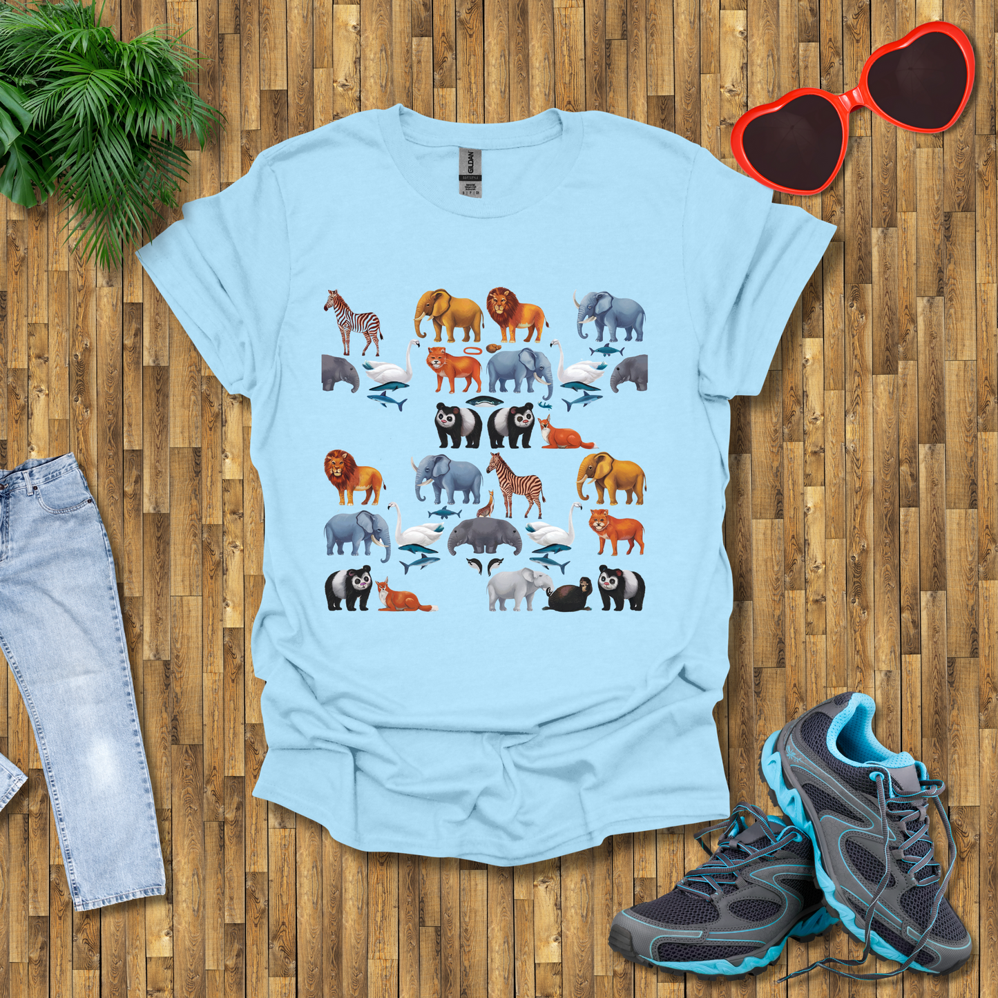 Pattern of animals T-Shirt