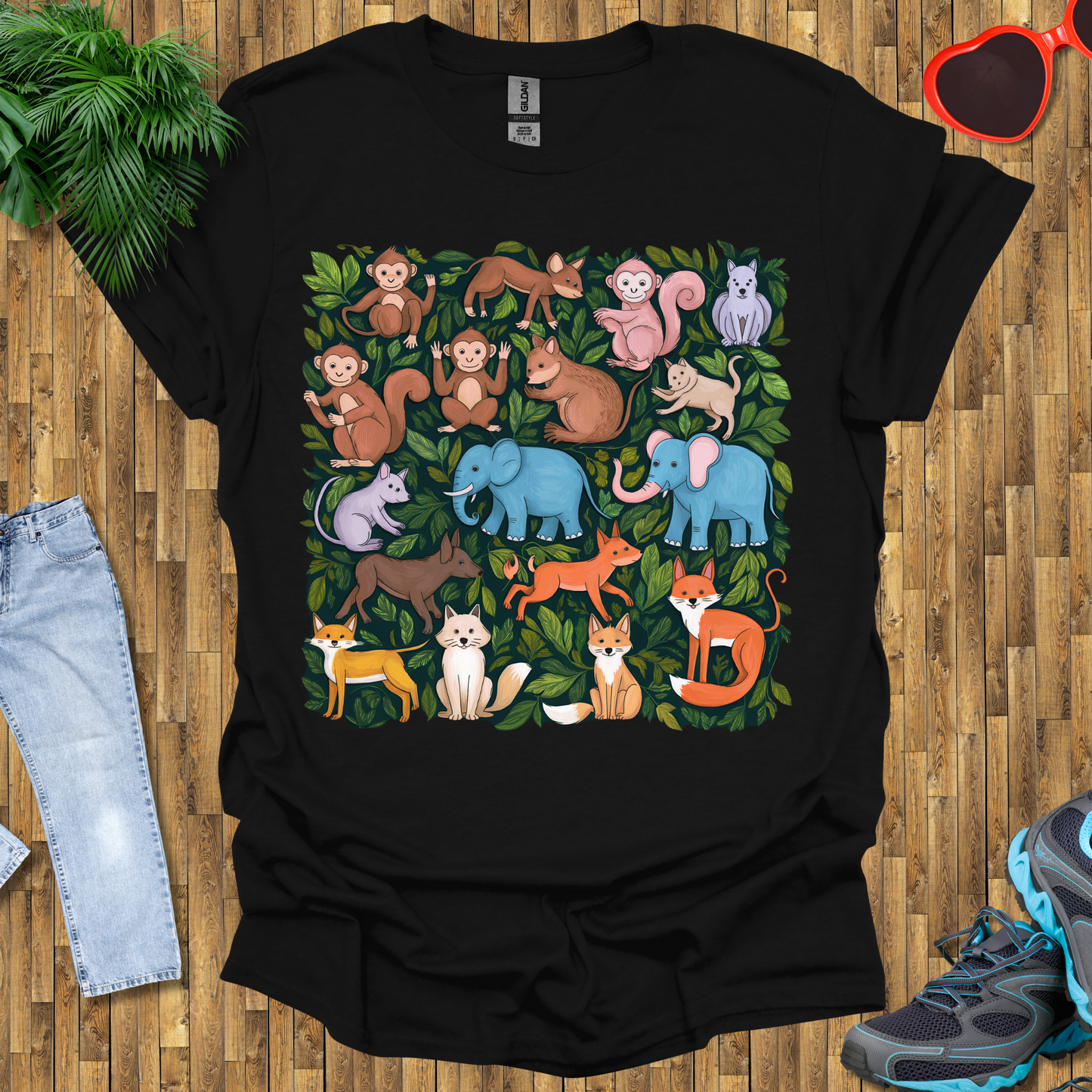 Pattern of animals T-Shirt