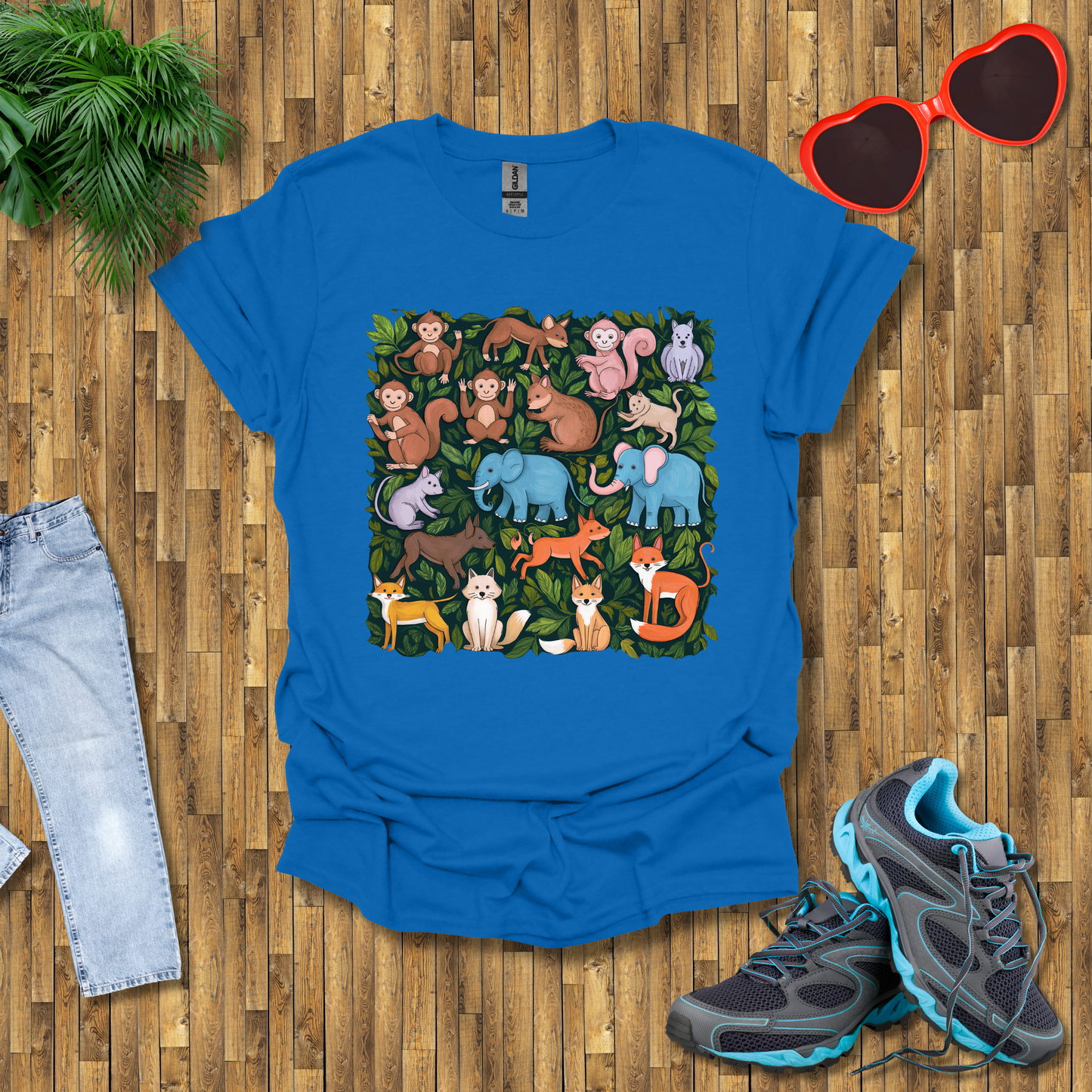 Pattern of animals T-Shirt