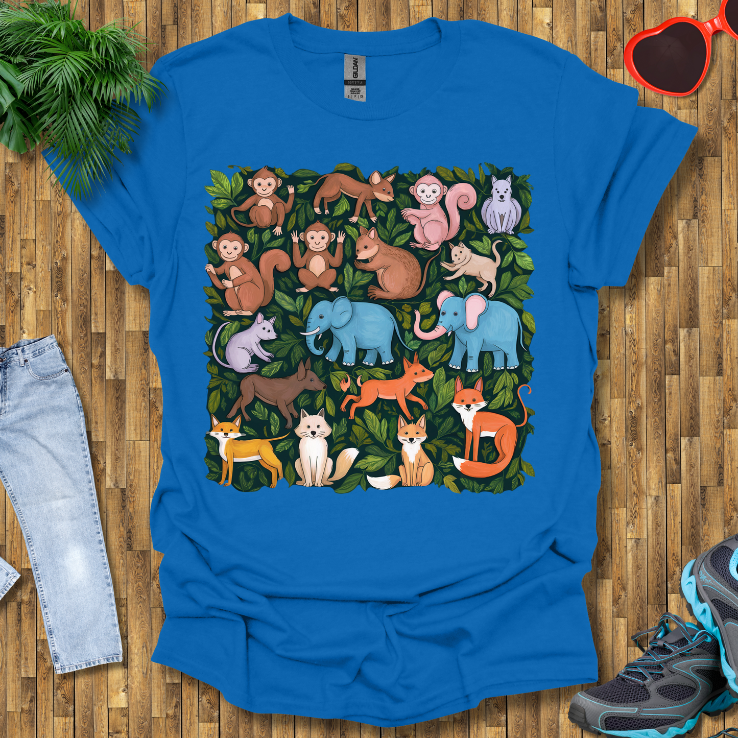 Pattern of animals T-Shirt