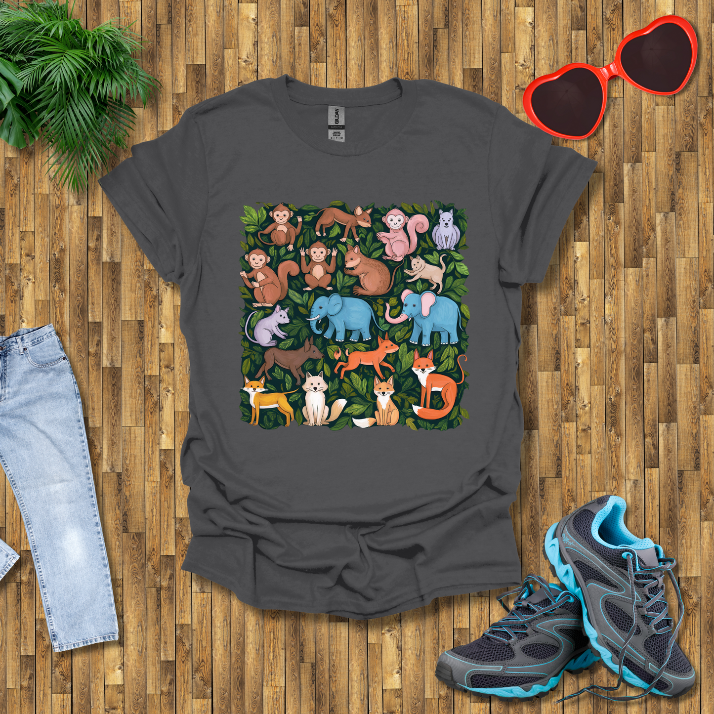 Pattern of animals T-Shirt