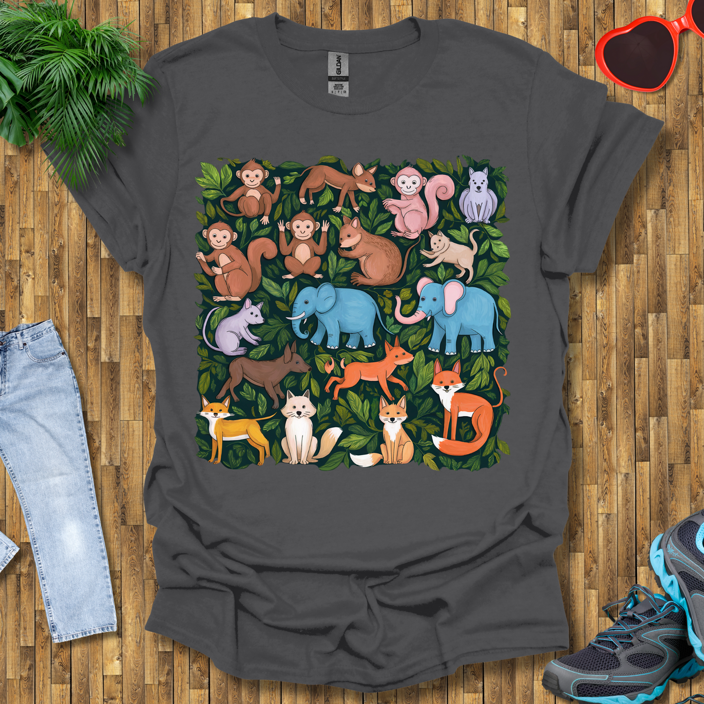 Pattern of animals T-Shirt