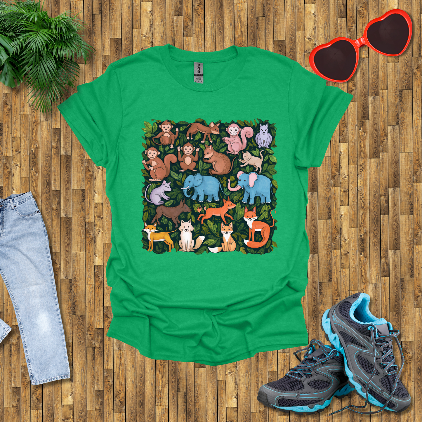 Pattern of animals T-Shirt