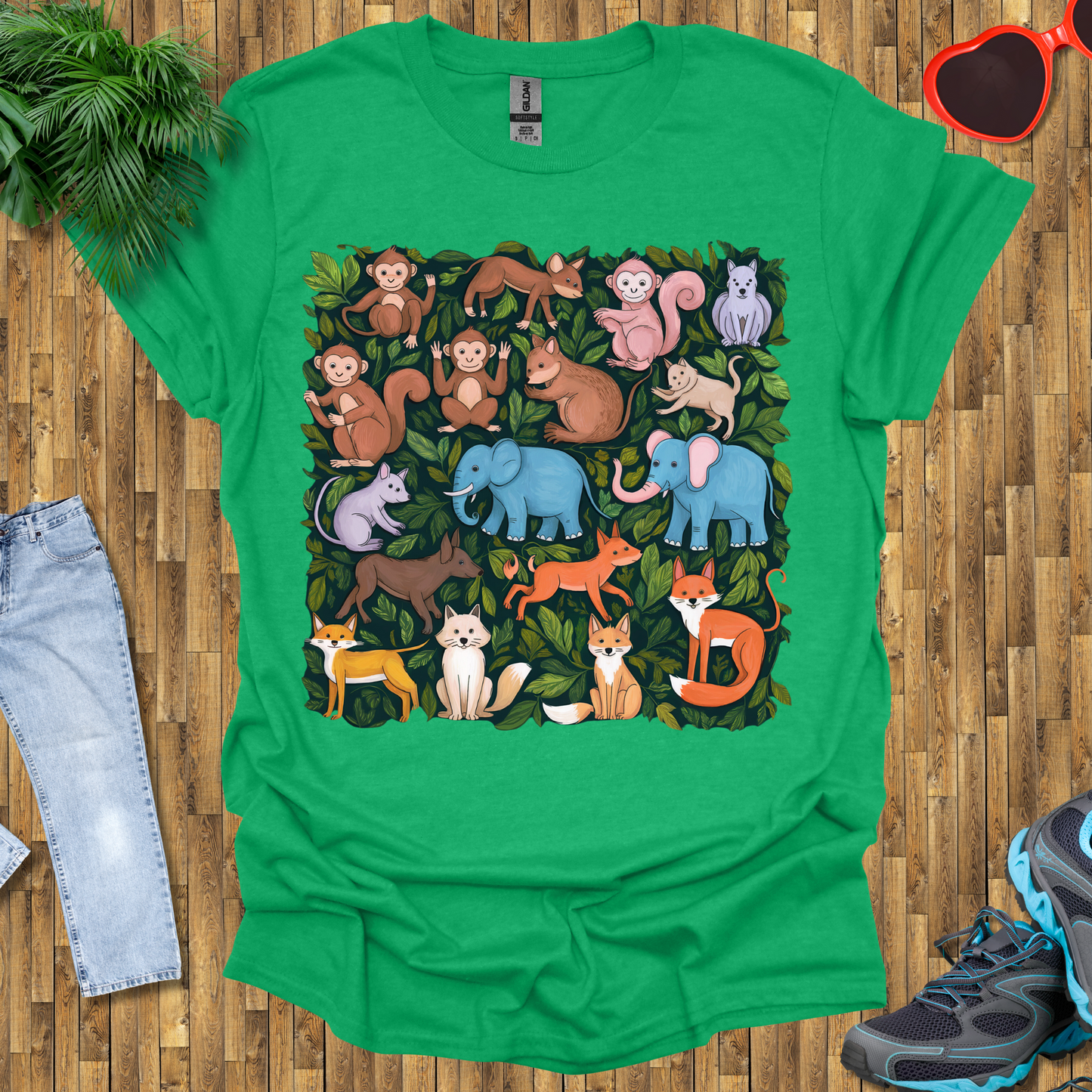 Pattern of animals T-Shirt