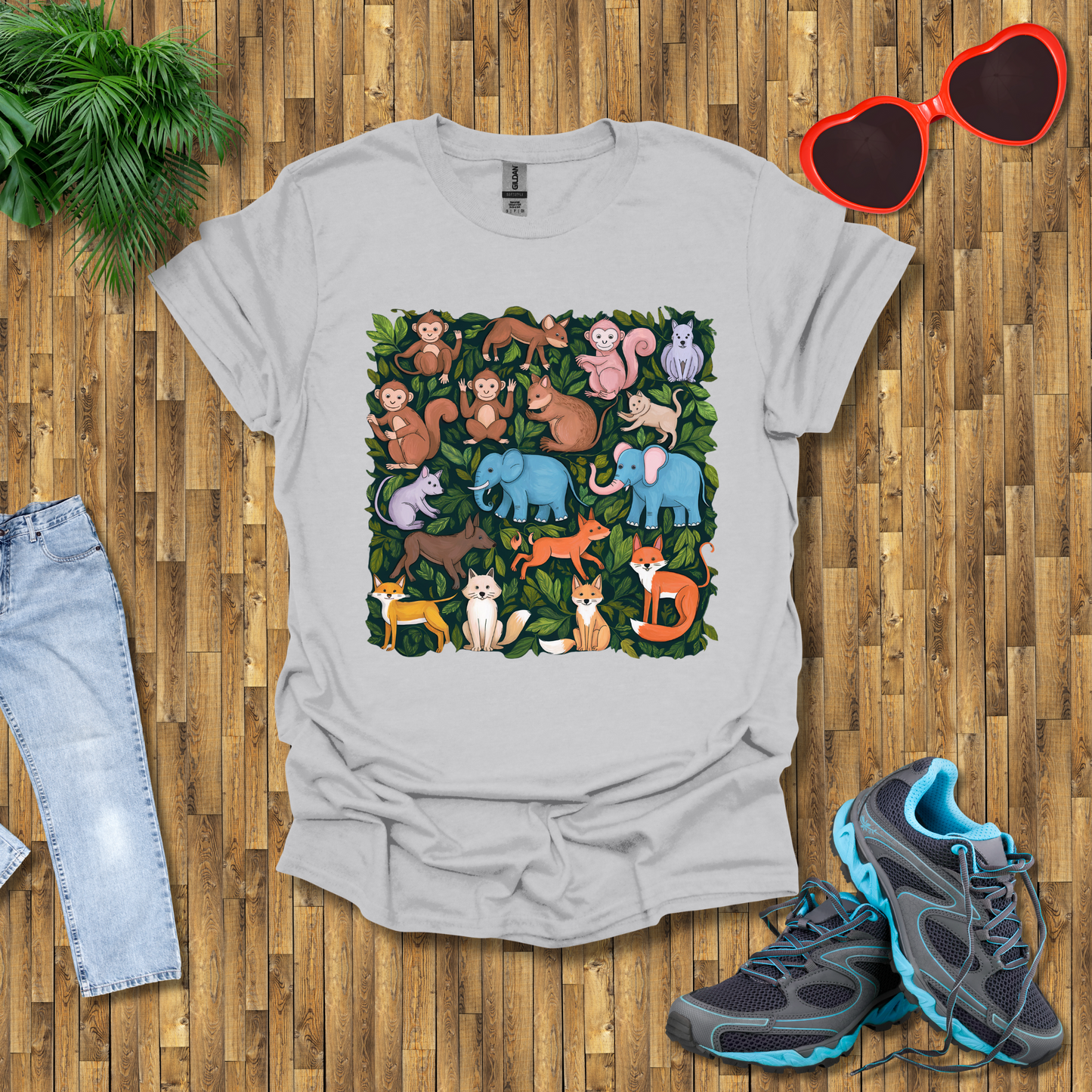 Pattern of animals T-Shirt