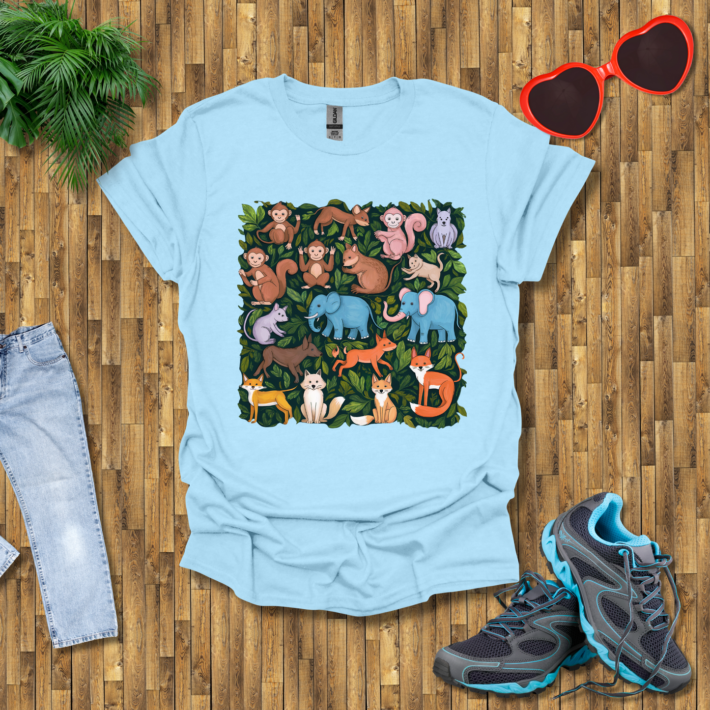 Pattern of animals T-Shirt
