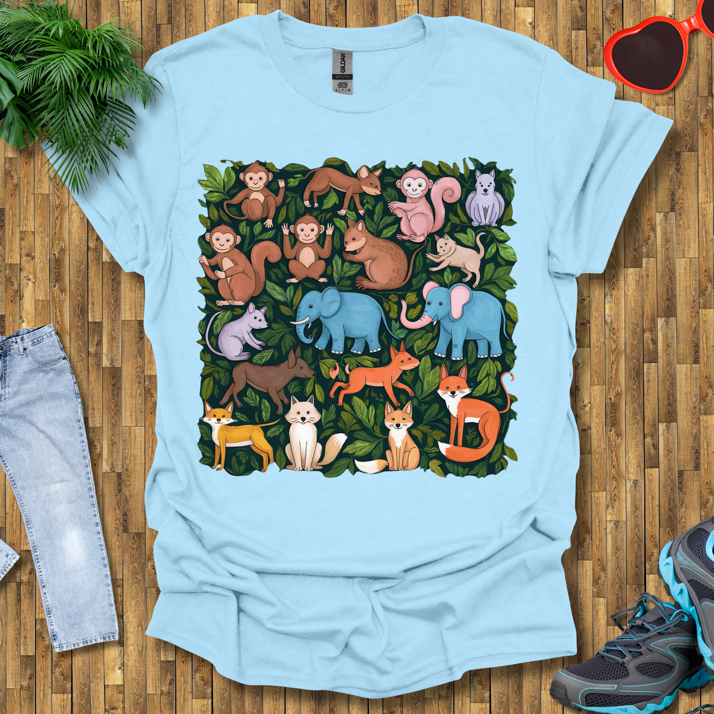 Pattern of animals T-Shirt