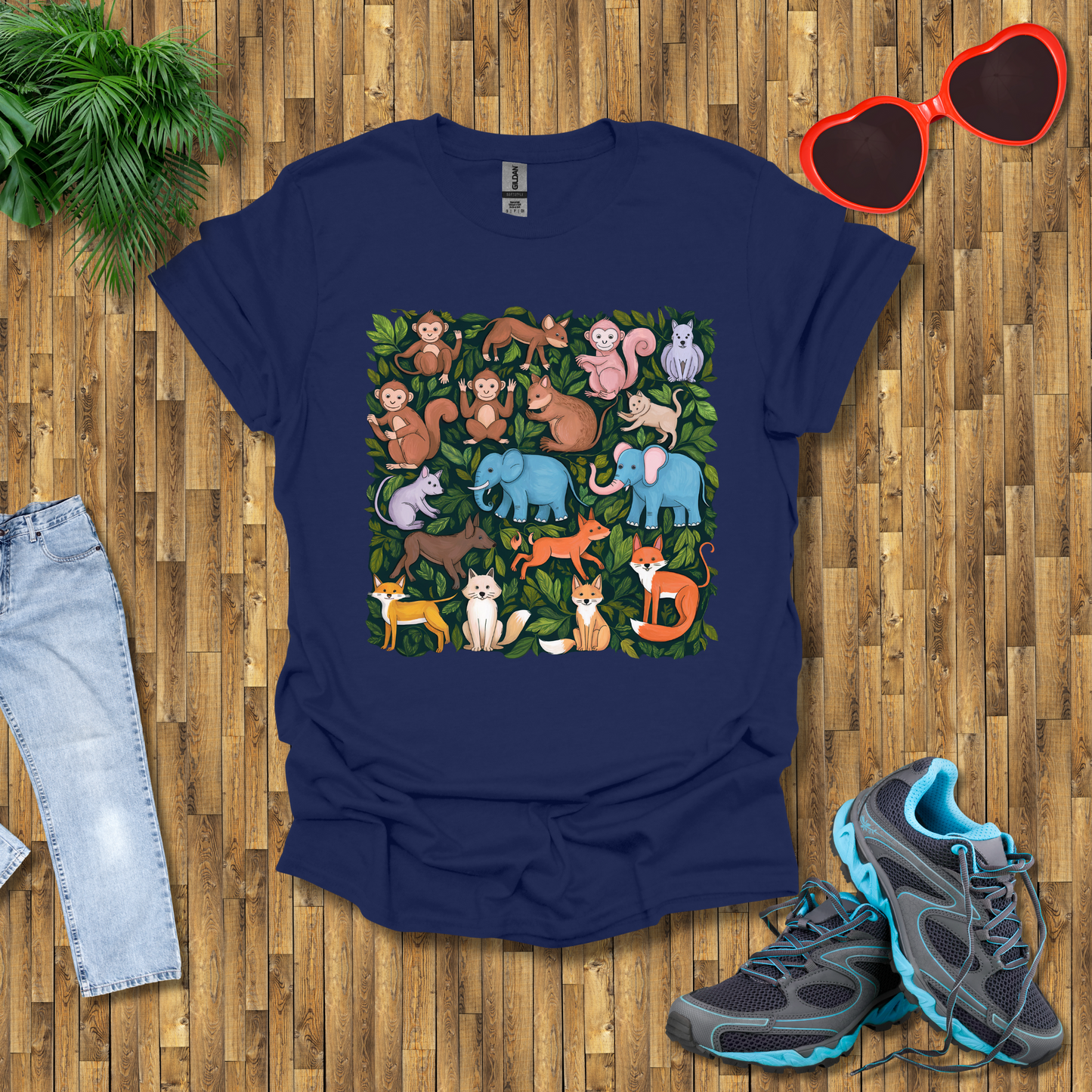 Pattern of animals T-Shirt