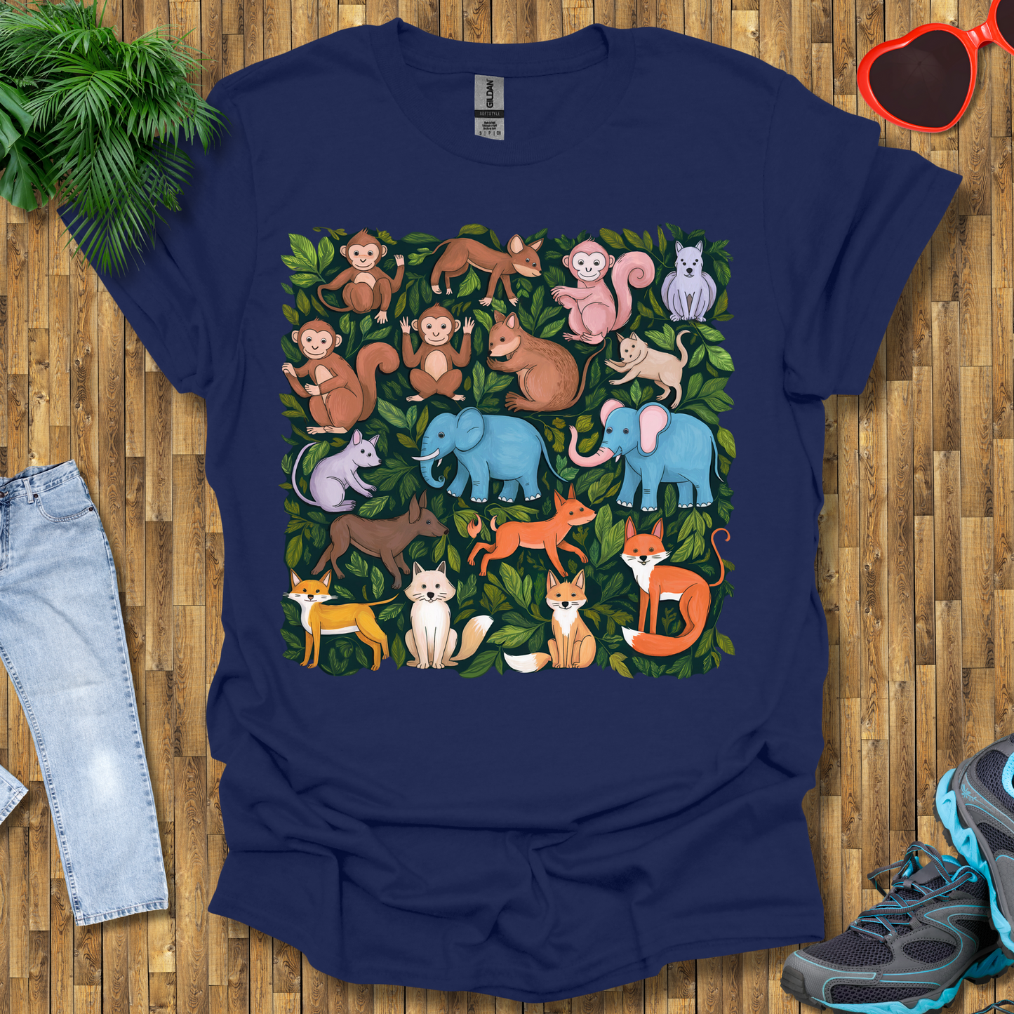Pattern of animals T-Shirt