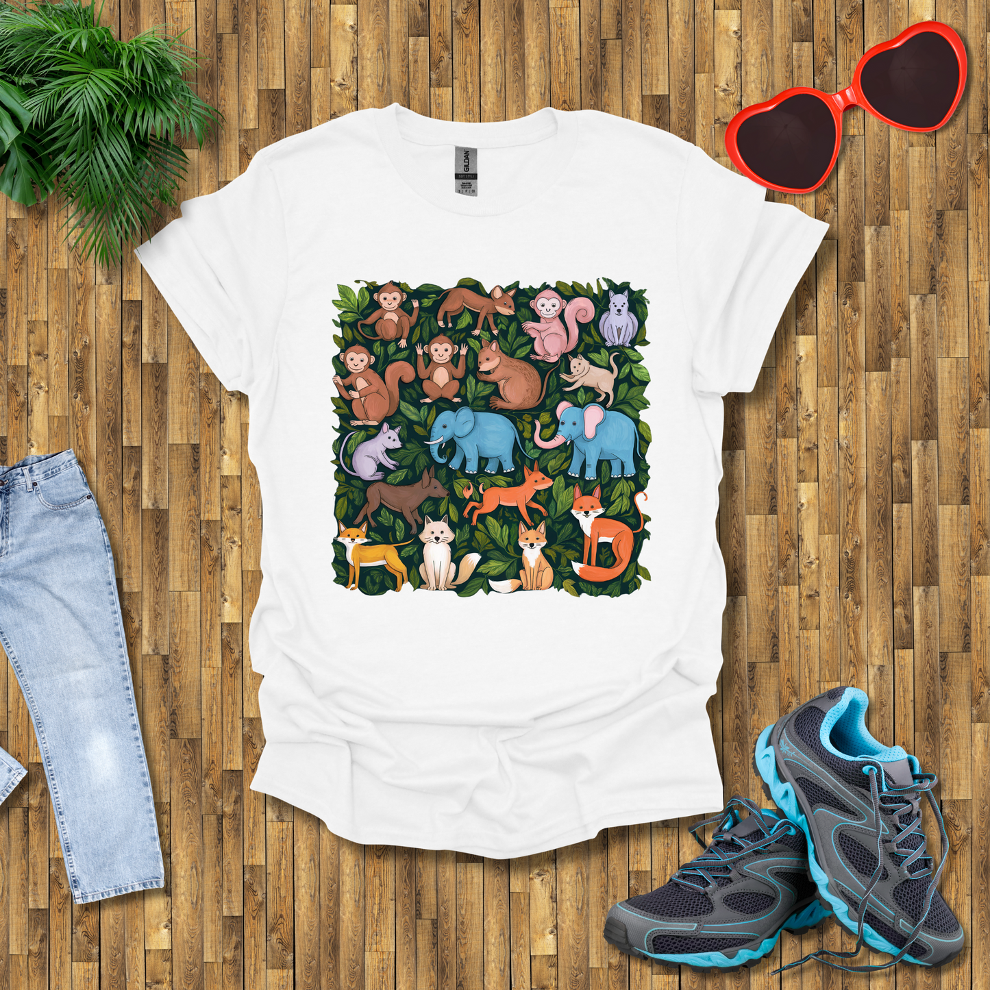 Pattern of animals T-Shirt