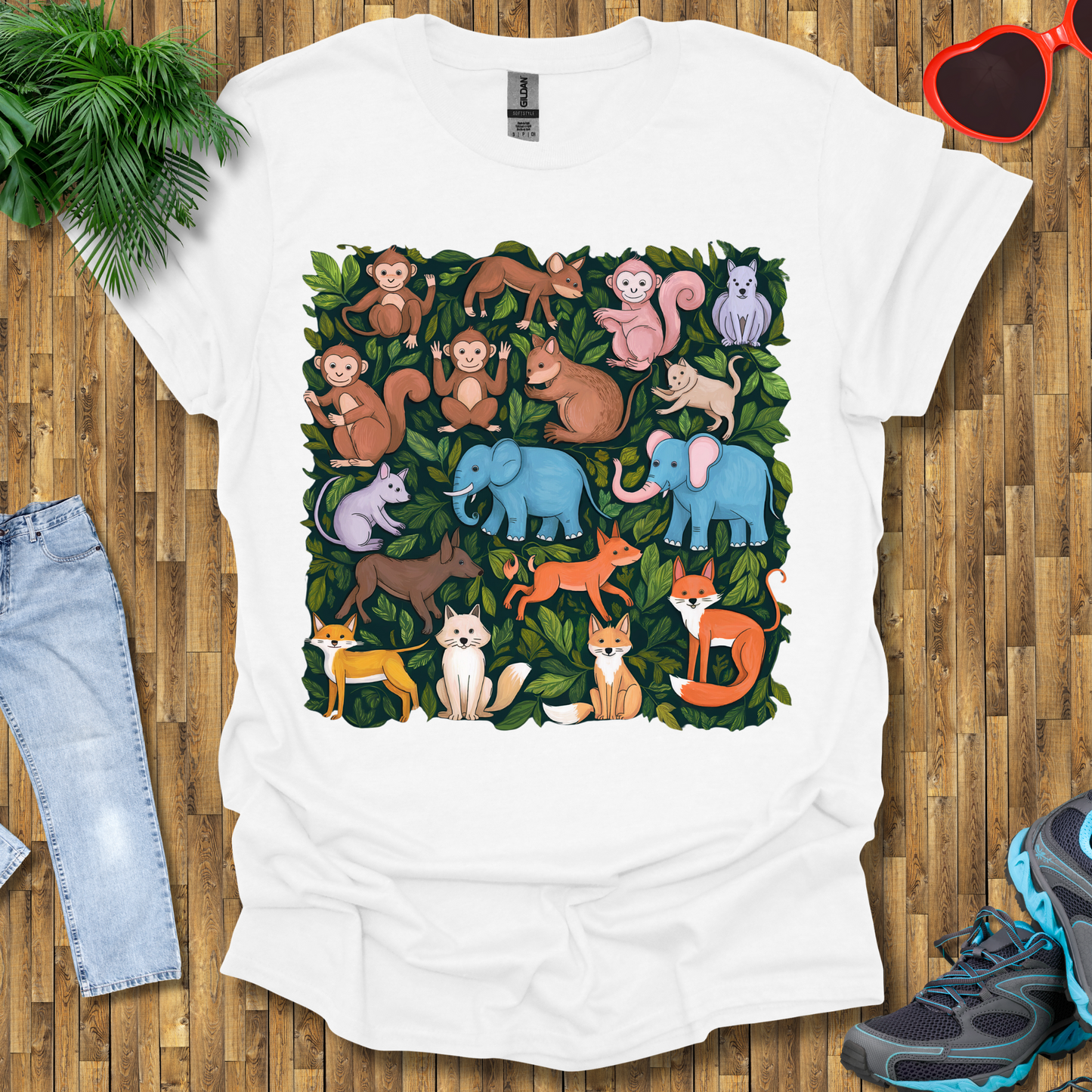 Pattern of animals T-Shirt