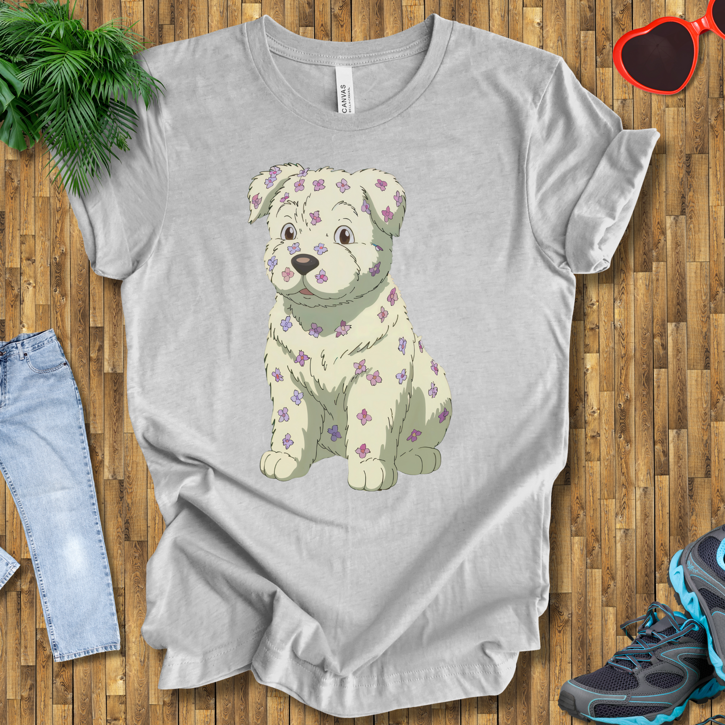 Flower puppy T-Shirt