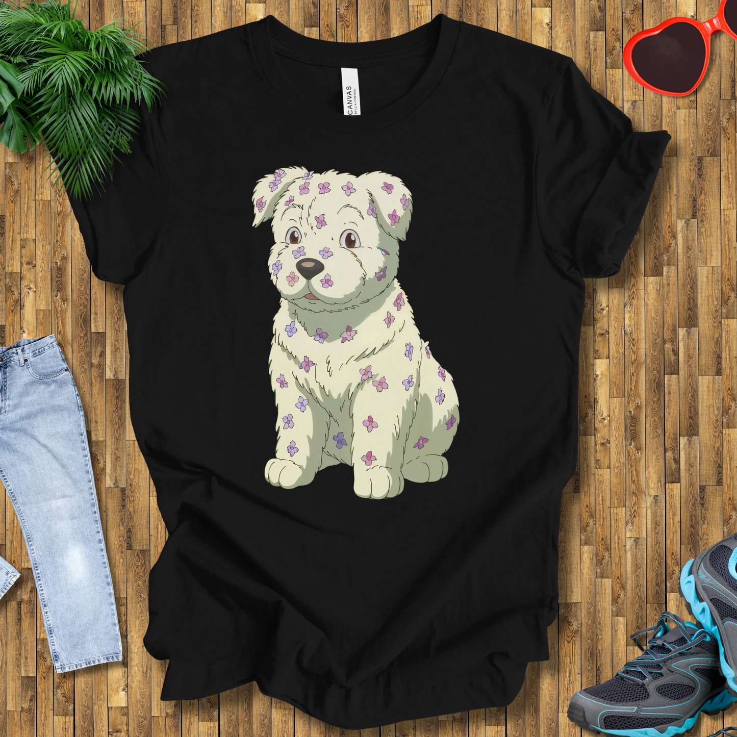 Flower puppy T-Shirt