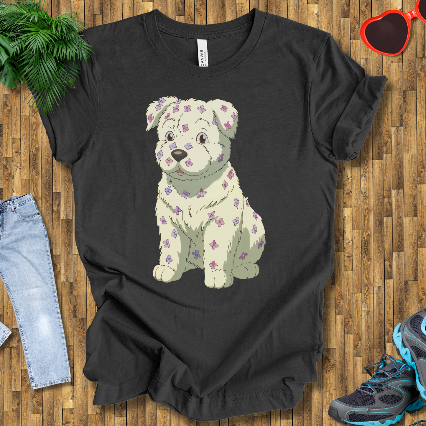 Flower puppy T-Shirt