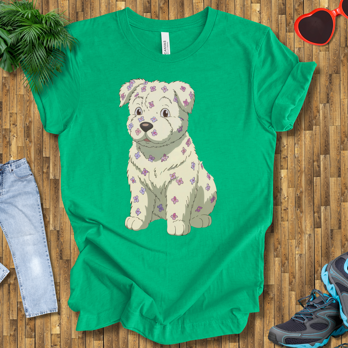 Flower puppy T-Shirt