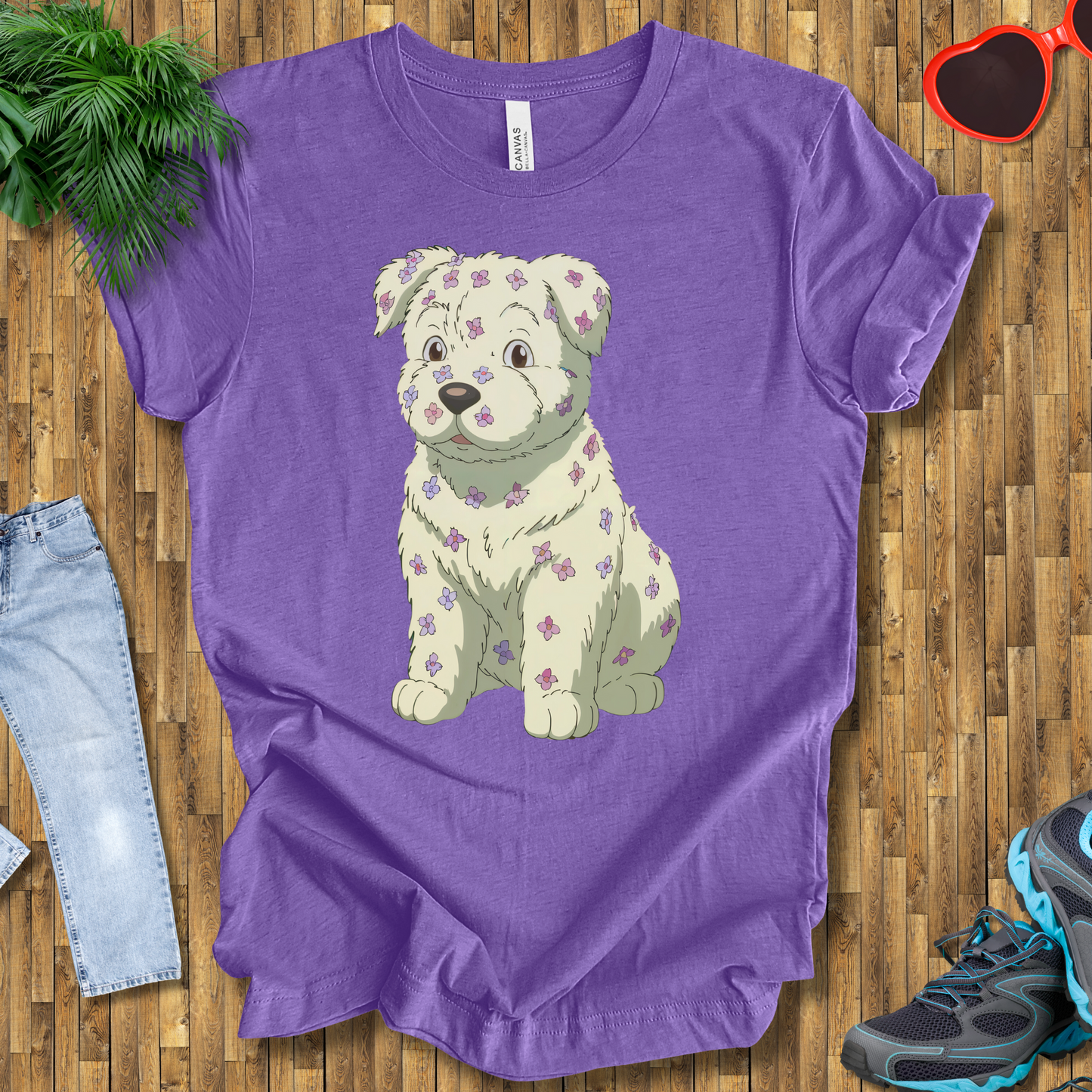 Flower puppy T-Shirt