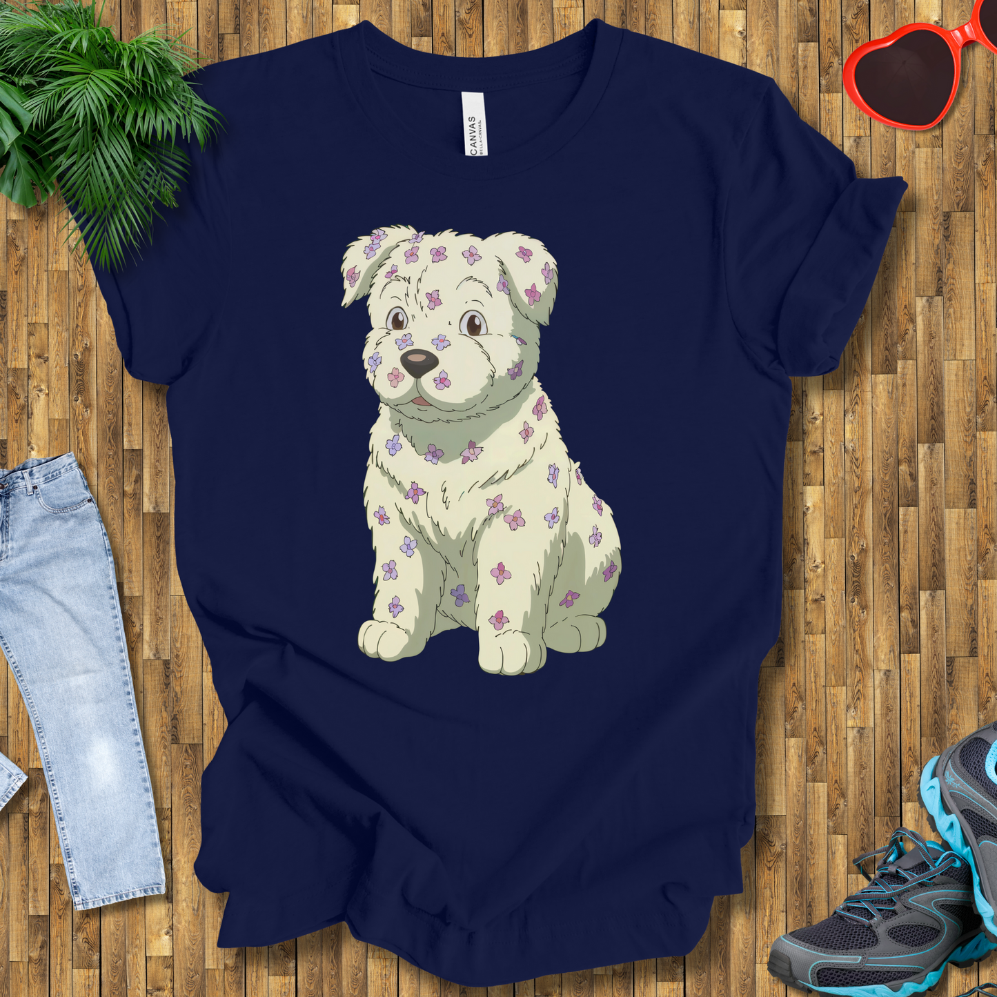 Flower puppy T-Shirt