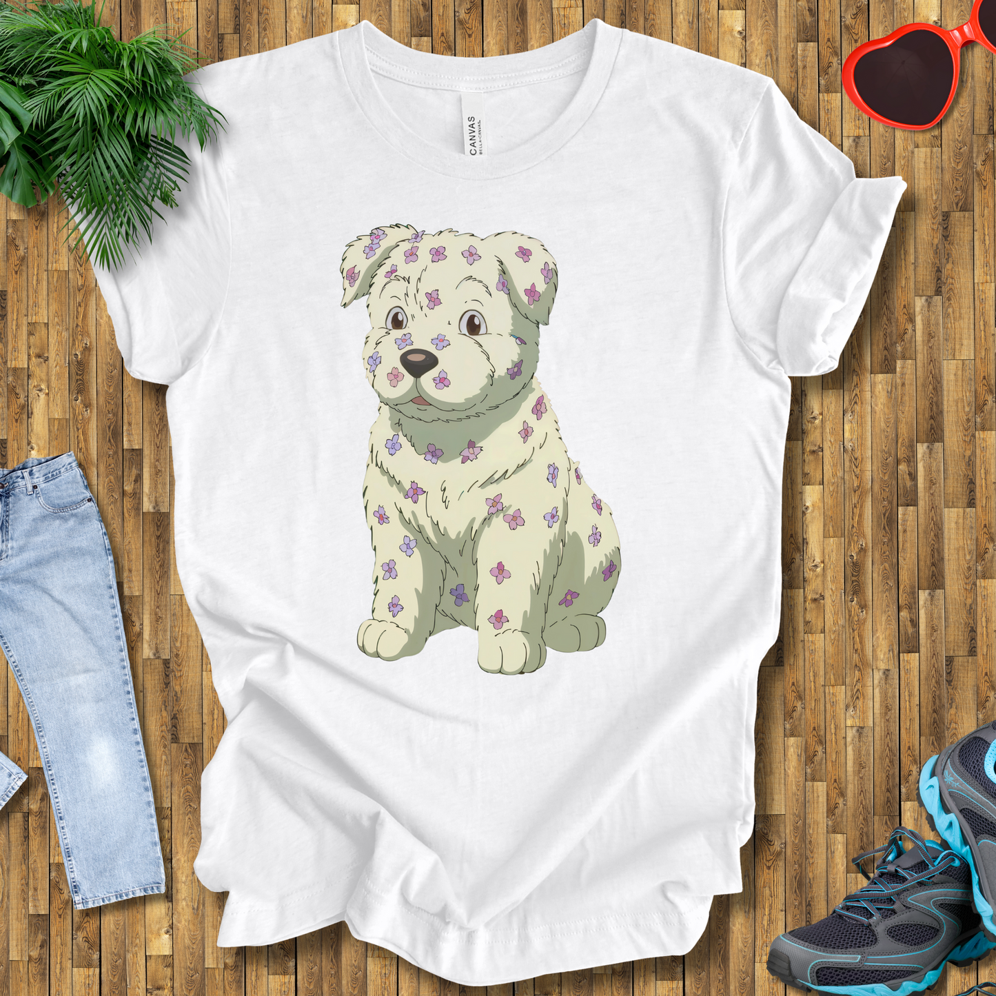 Flower puppy T-Shirt
